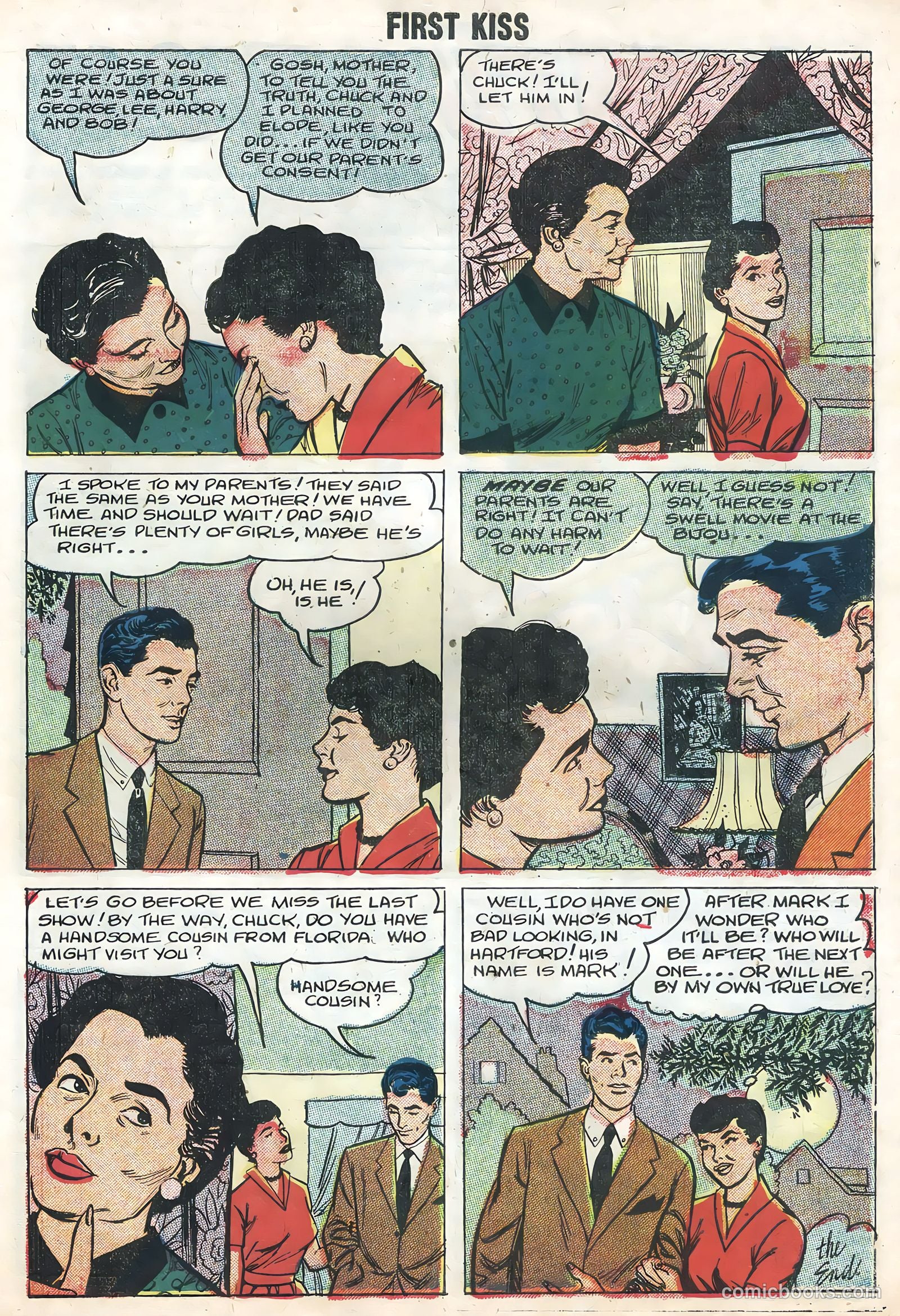 First Kiss #4 (1958) — page 27 of 36