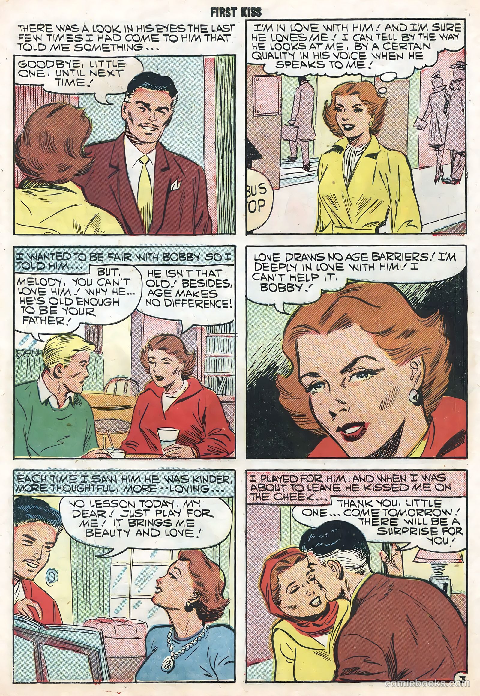 First Kiss #4 (1958) — page 30 of 36