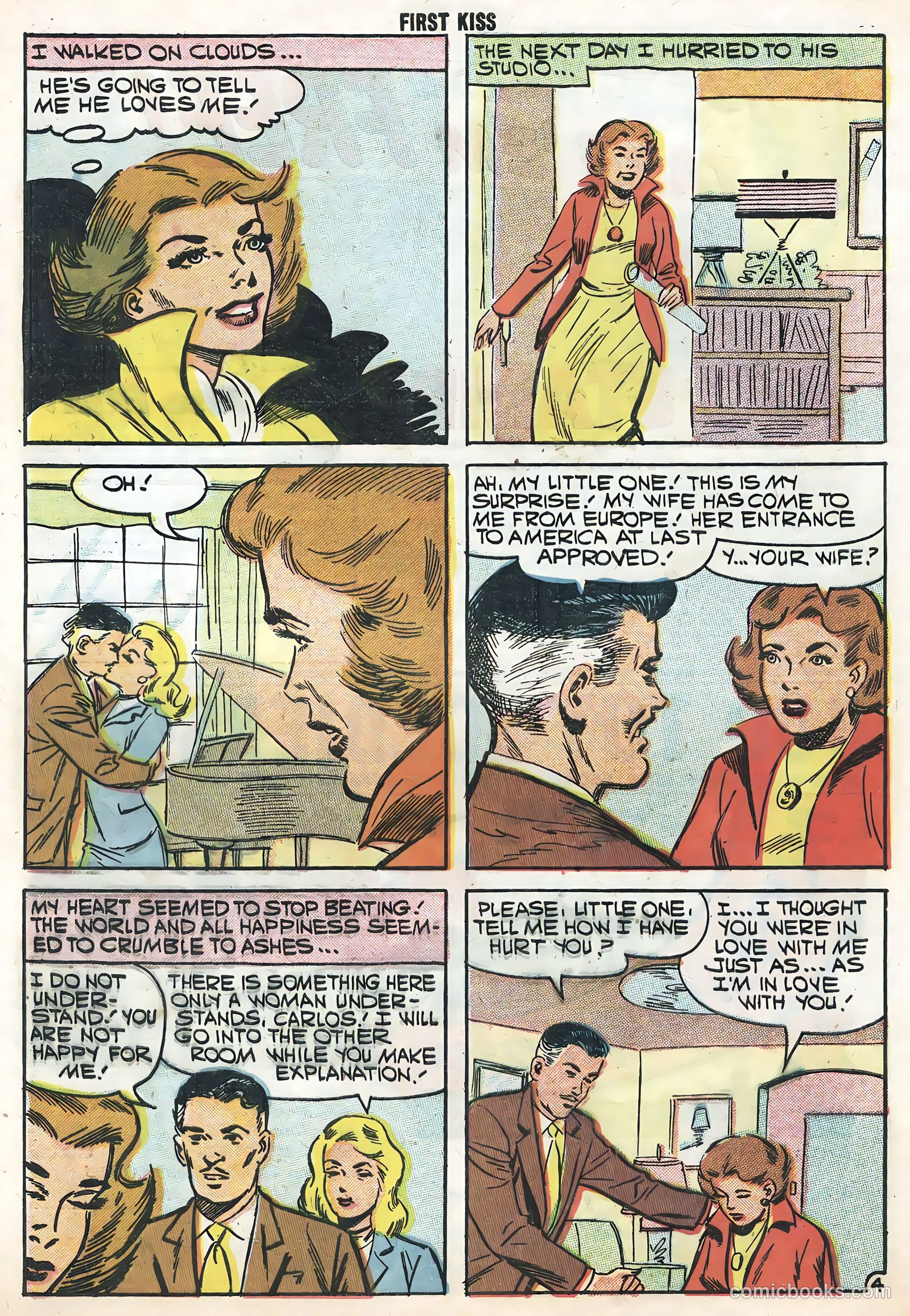 First Kiss #4 (1958) — page 32 of 36