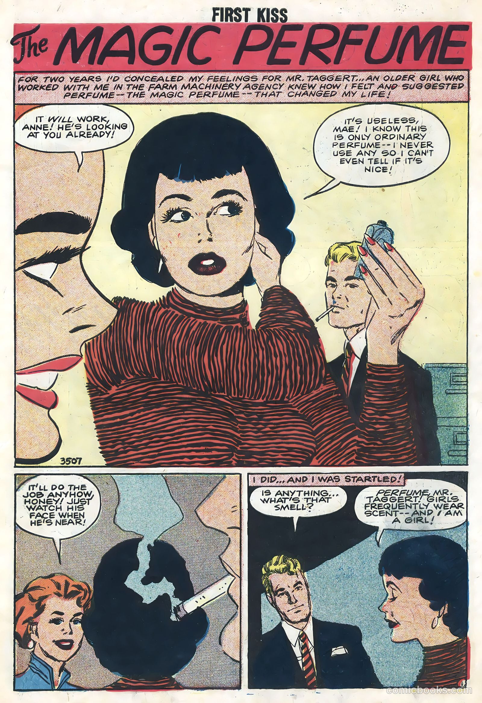 First Kiss #5 (1958) — page 3 of 36