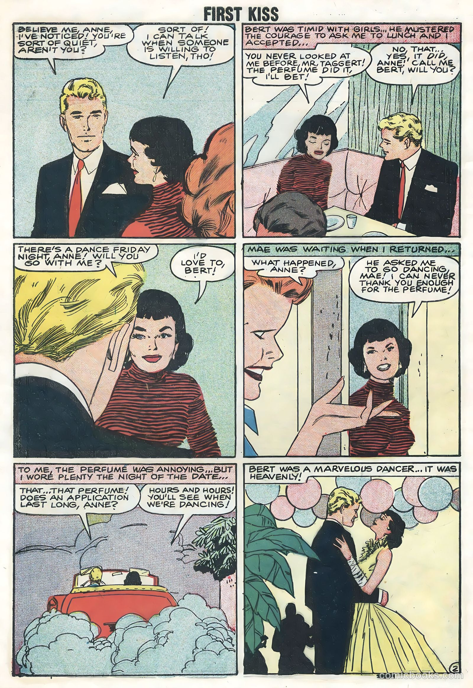 First Kiss #5 (1958) — page 4 of 36