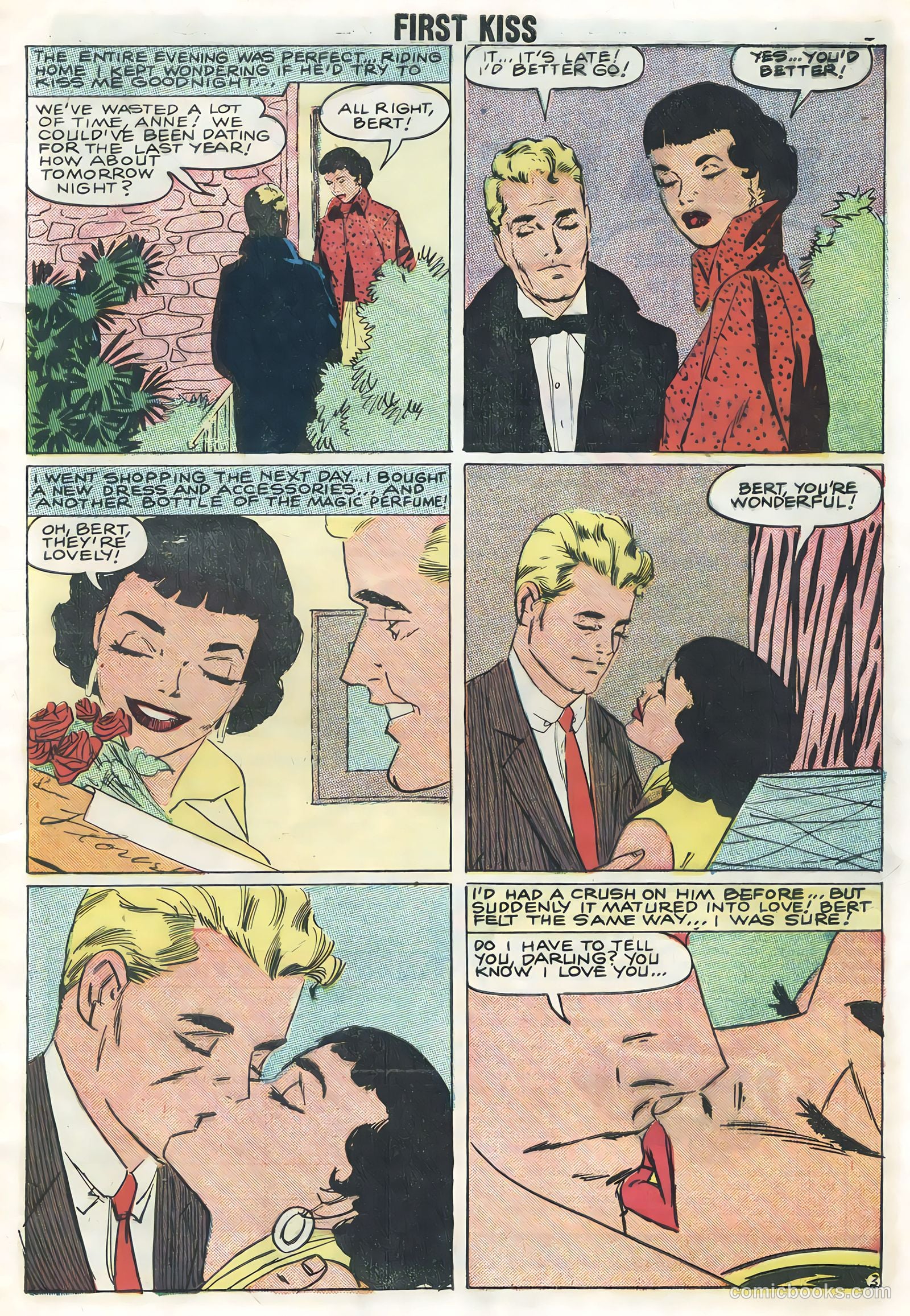 First Kiss #5 (1958) — page 5 of 36