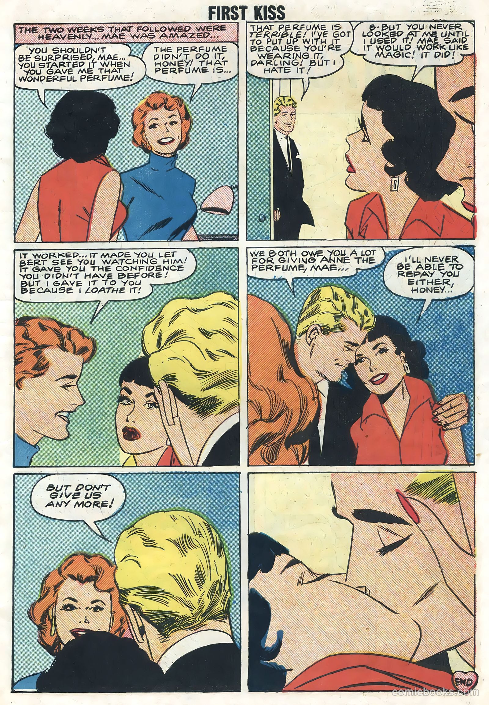 First Kiss #5 (1958) — page 7 of 36