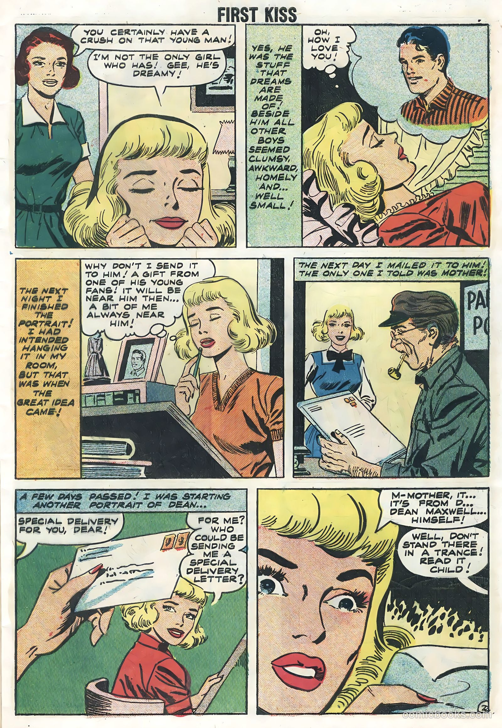 First Kiss #5 (1958) — page 9 of 36