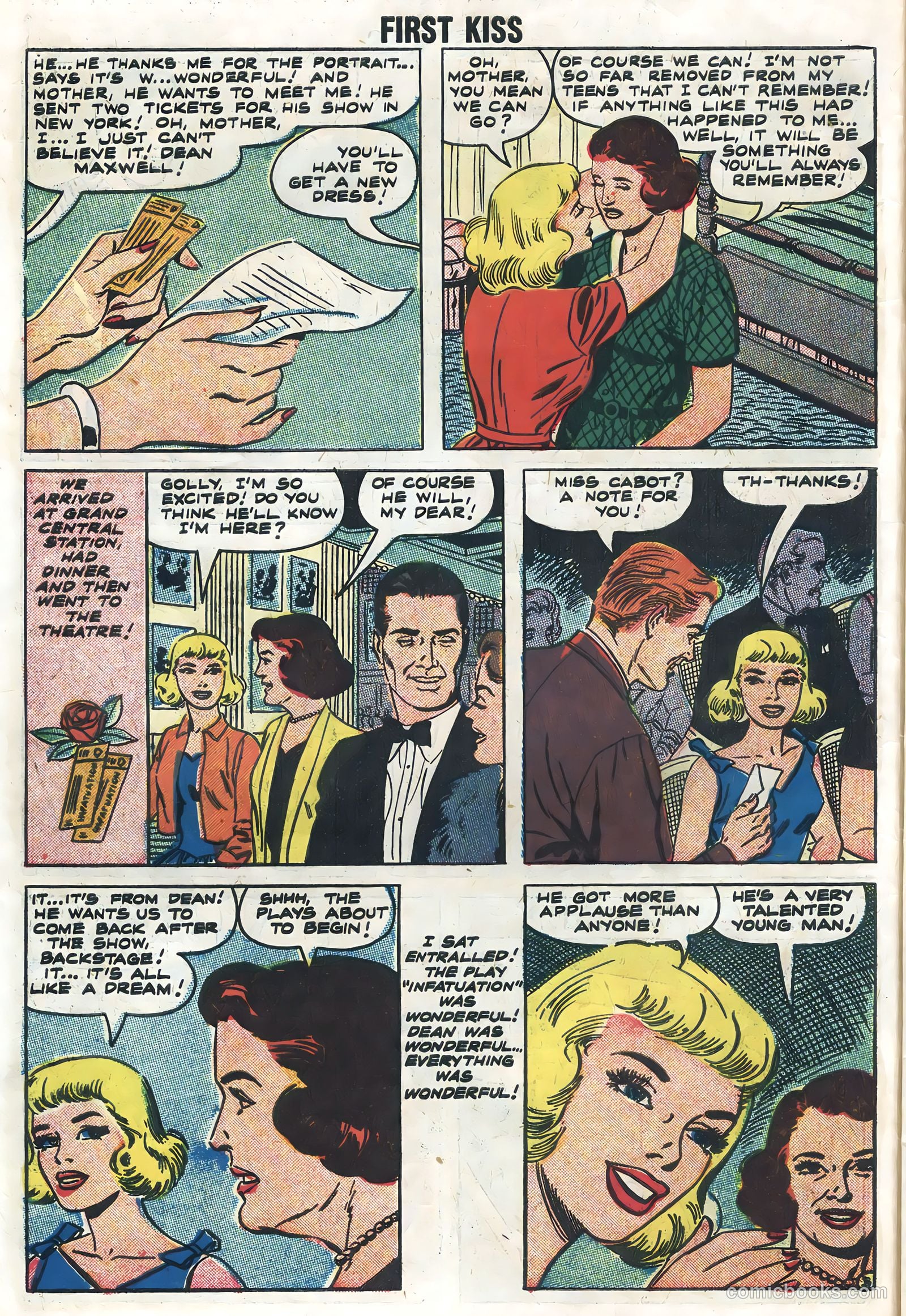 First Kiss #5 (1958) — page 10 of 36