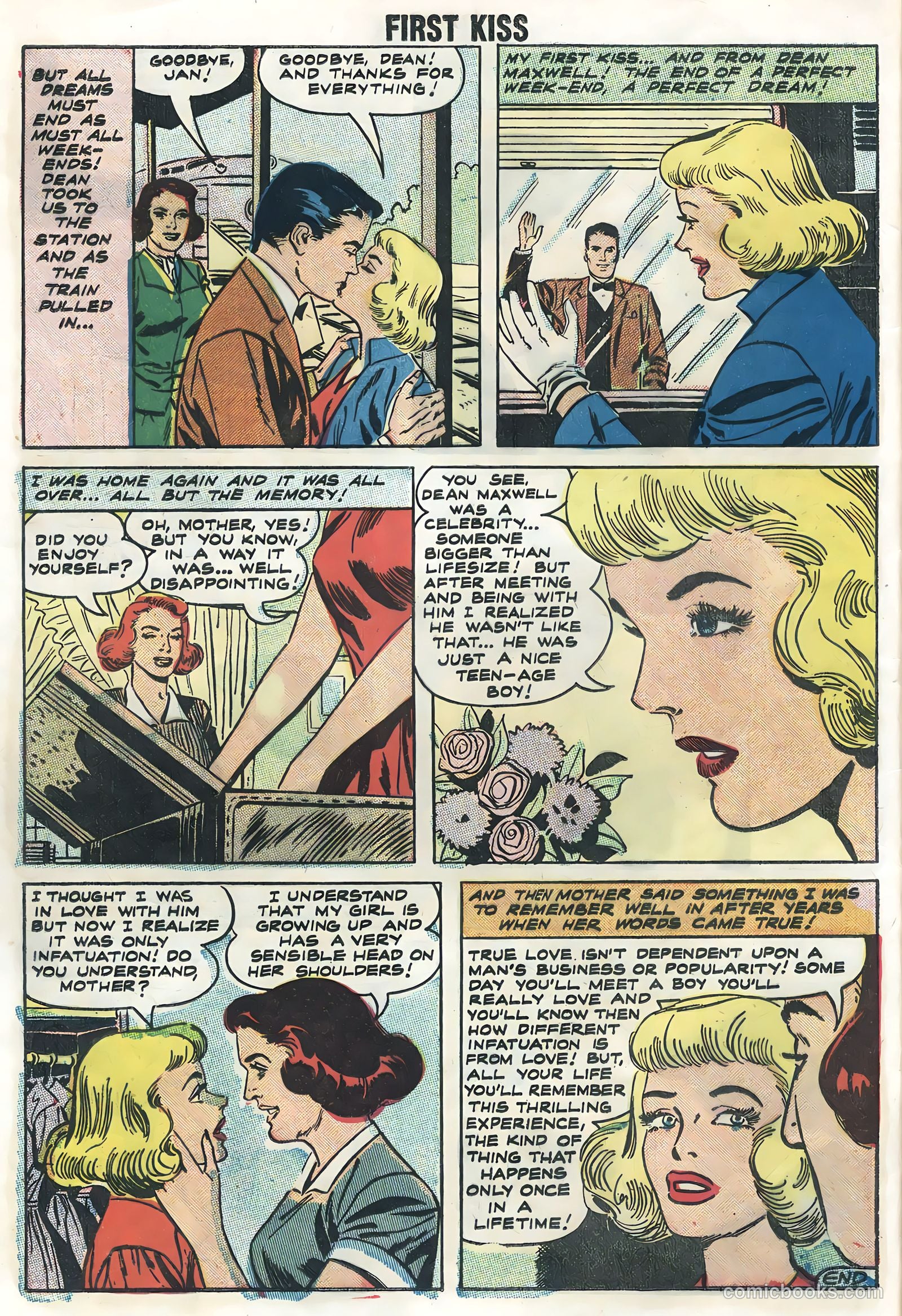 First Kiss #5 (1958) — page 12 of 36