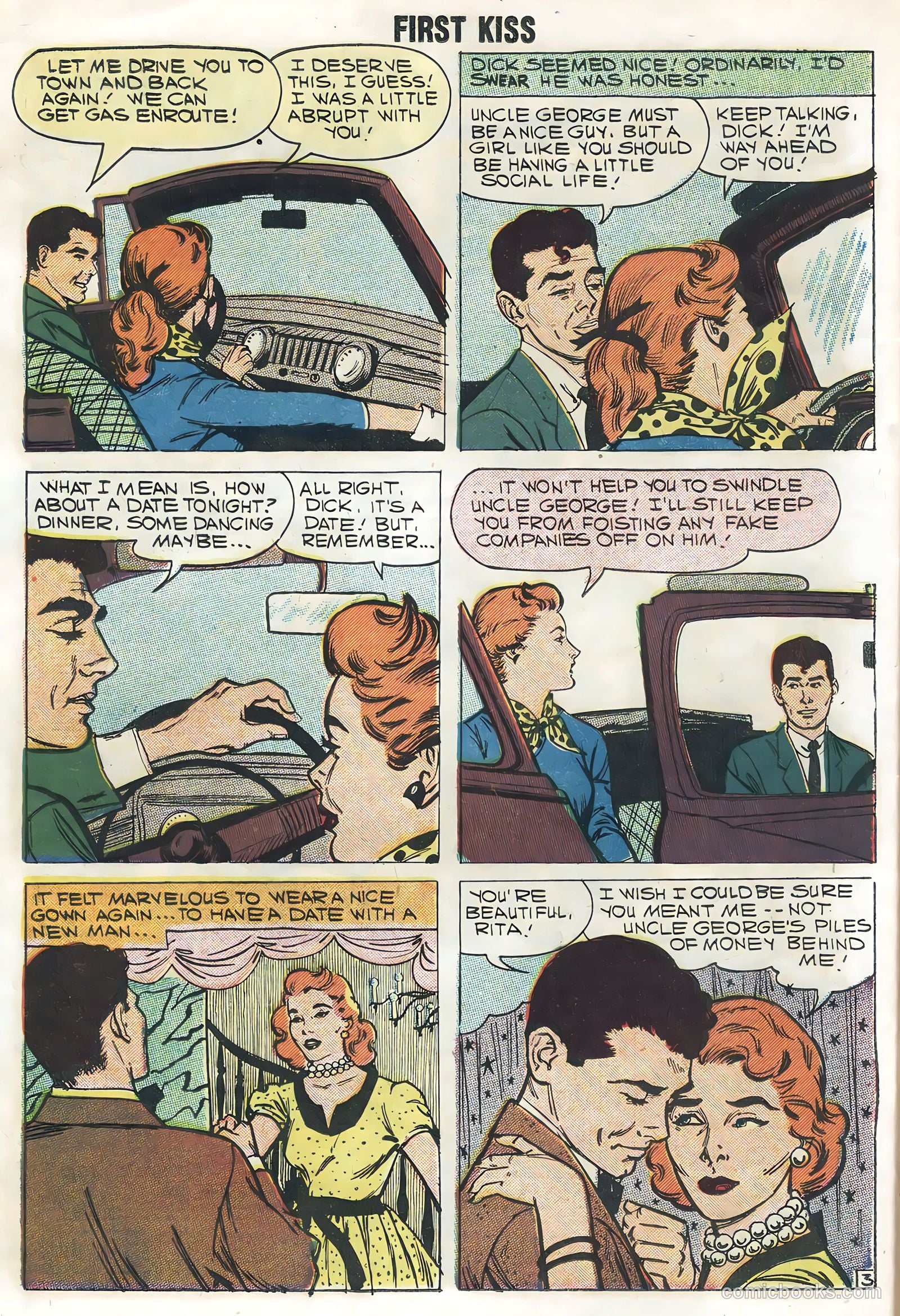 First Kiss #5 (1958) — page 16 of 36