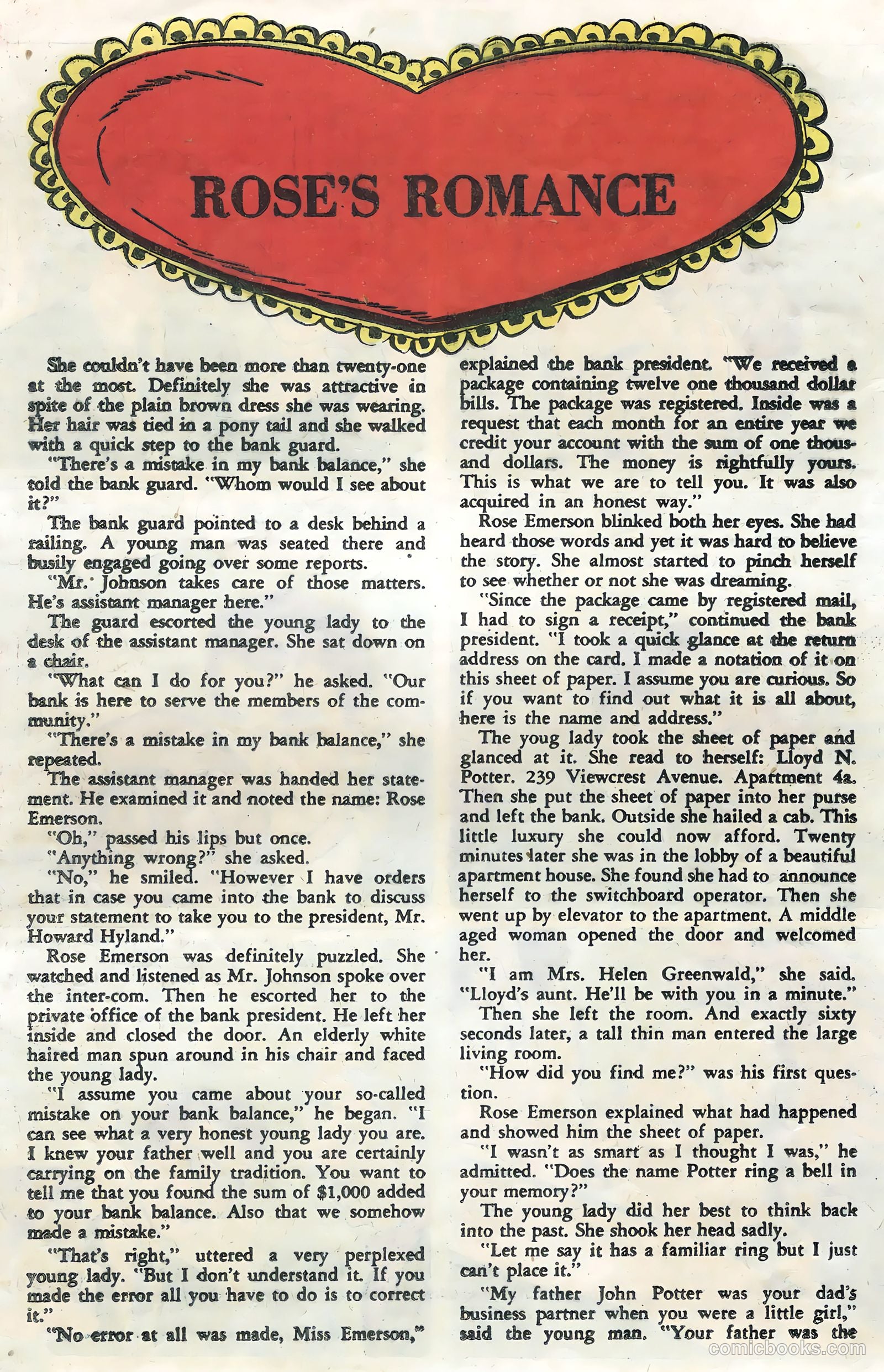 First Kiss #5 (1958) — page 20 of 36