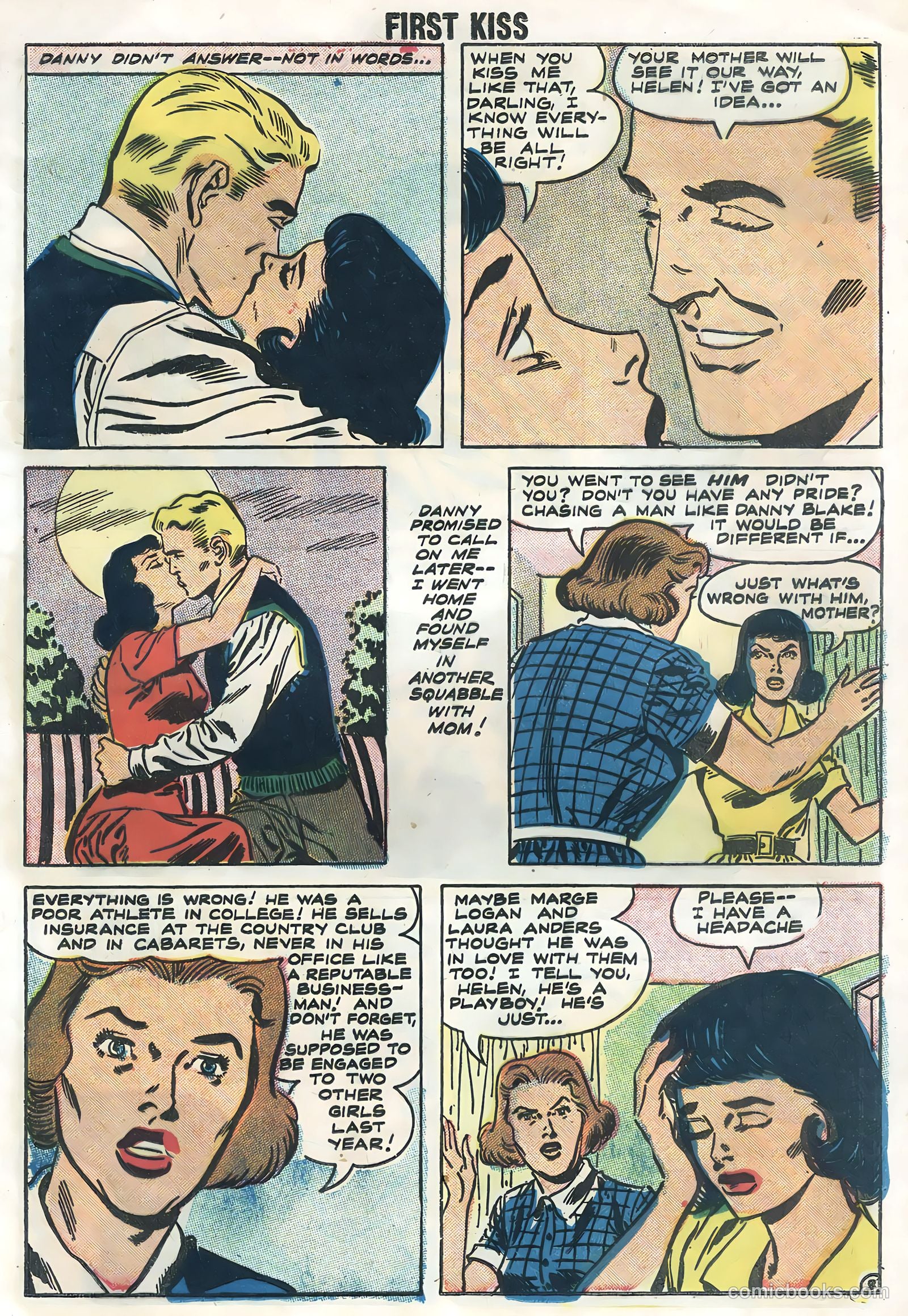 First Kiss #5 (1958) — page 25 of 36