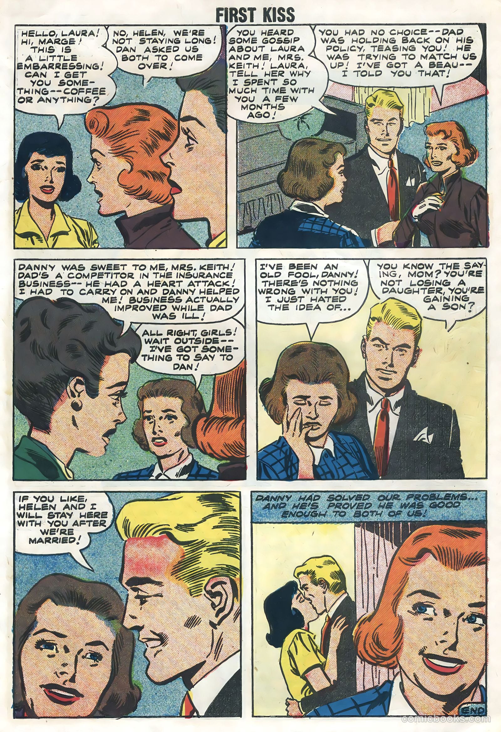First Kiss #5 (1958) — page 27 of 36
