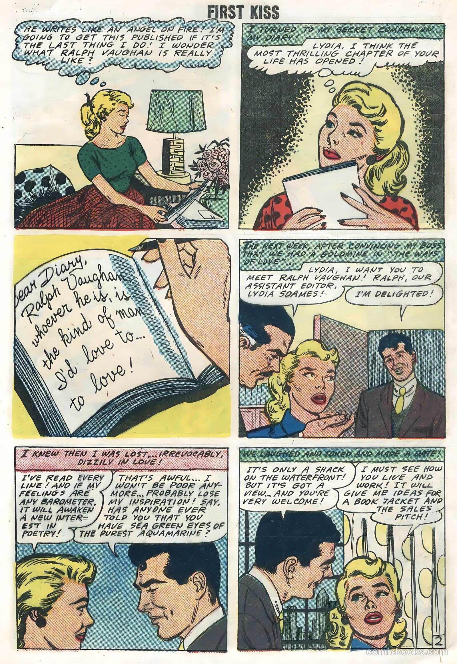 First Kiss #5 (1958) — page 29 of 36