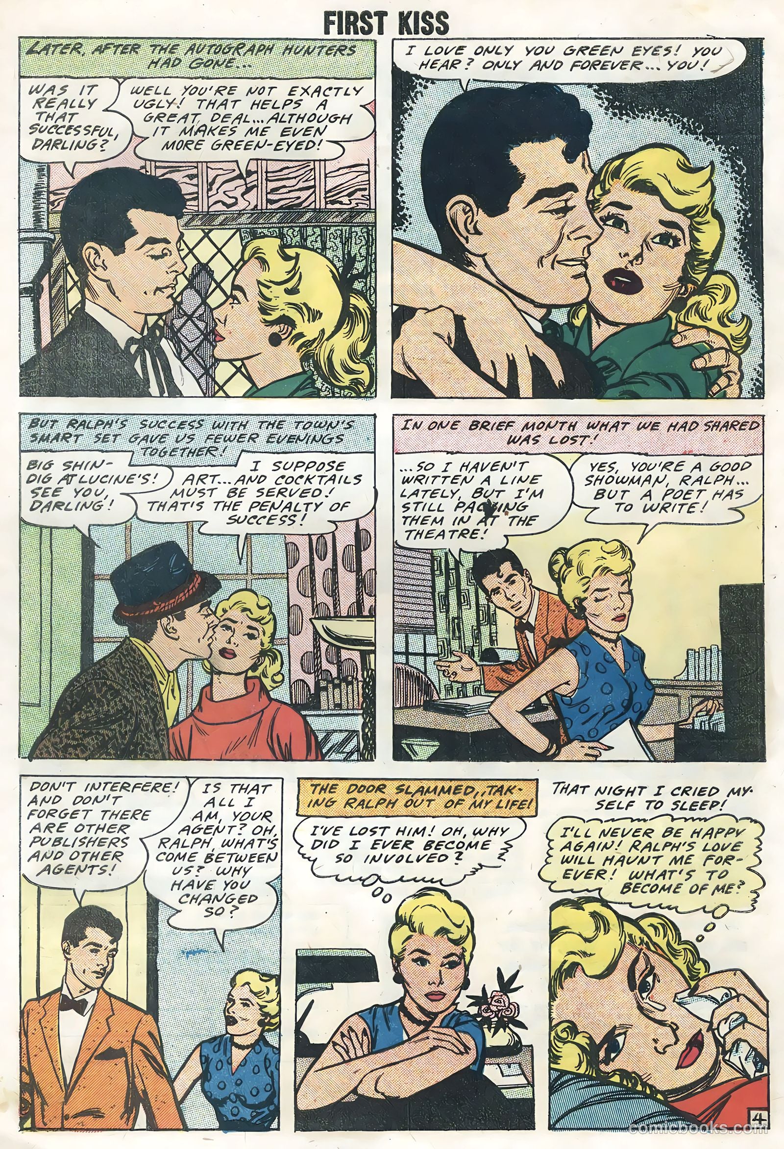 First Kiss #5 (1958) — page 32 of 36
