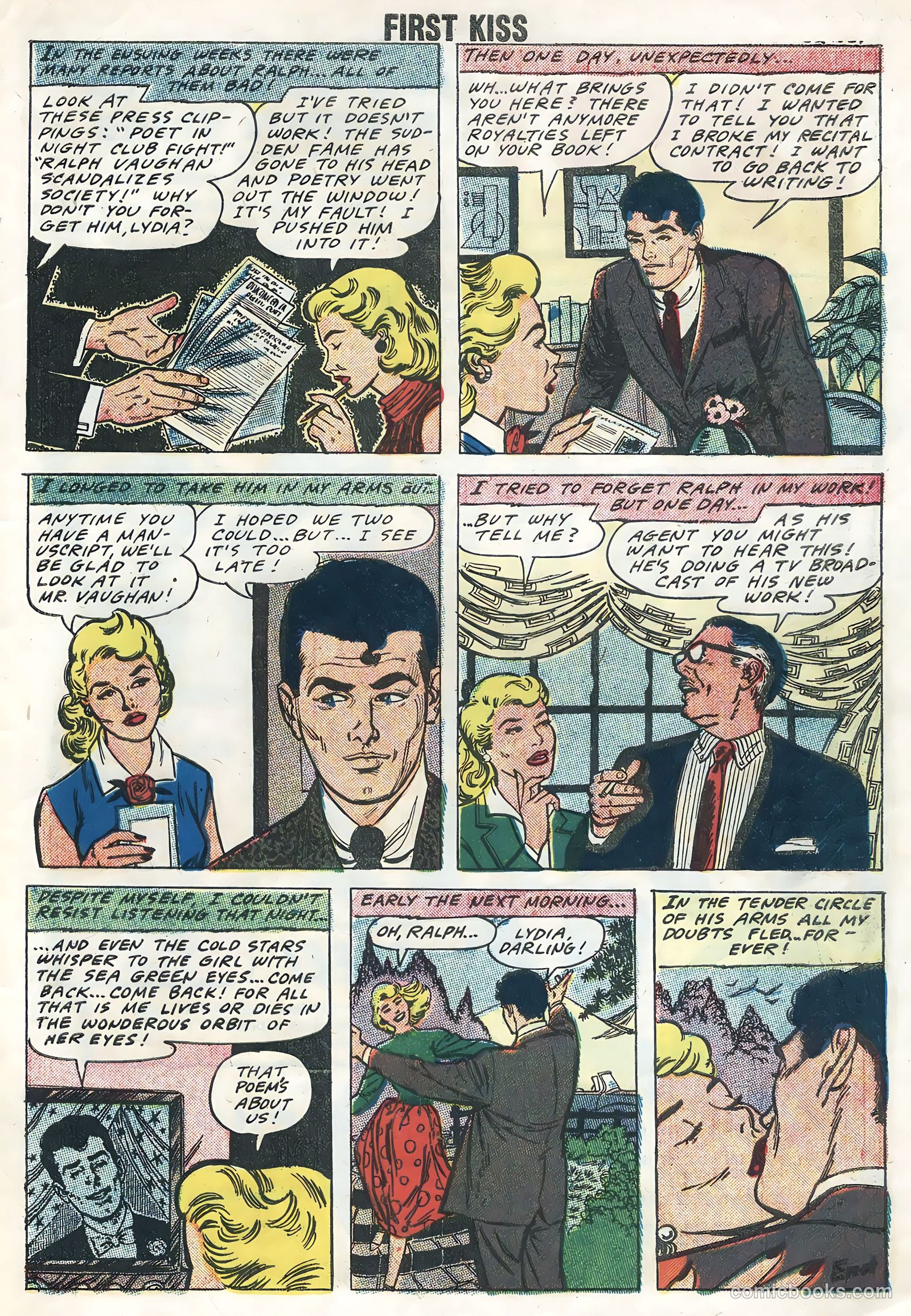 First Kiss #5 (1958) — page 33 of 36