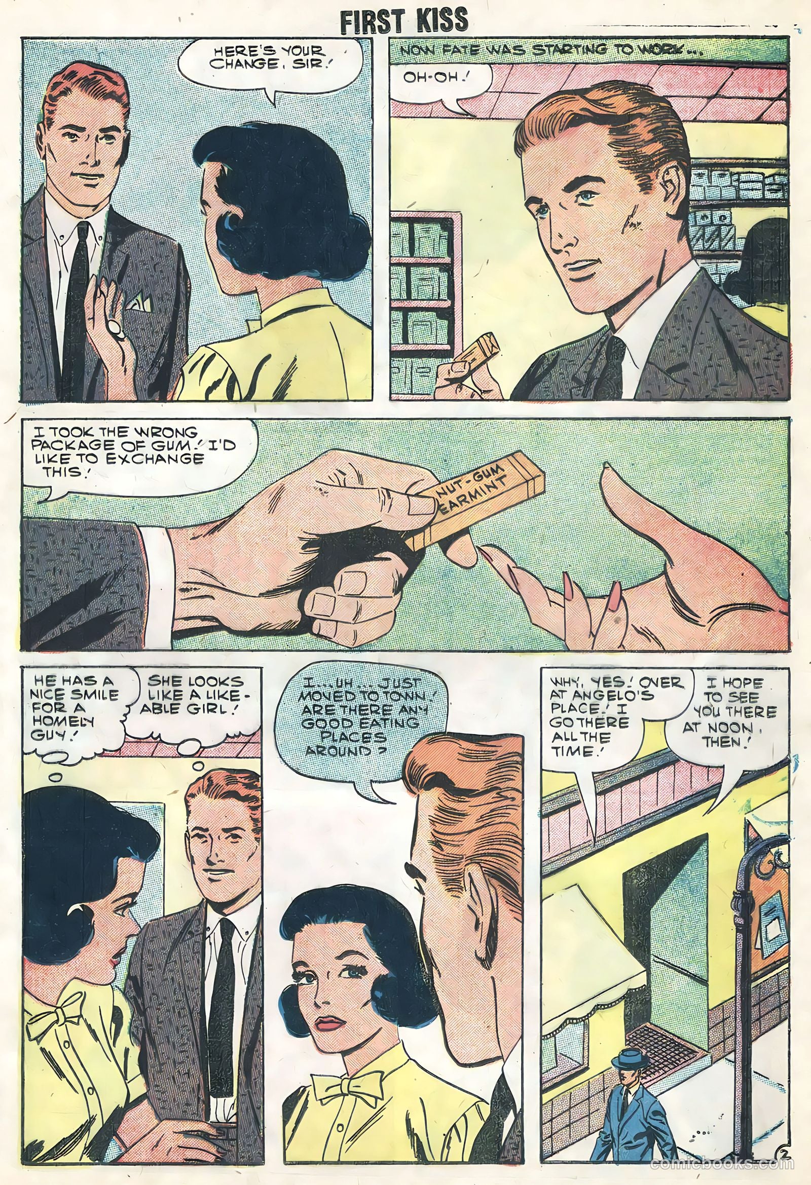 First Kiss #6 (1958) — page 13 of 36