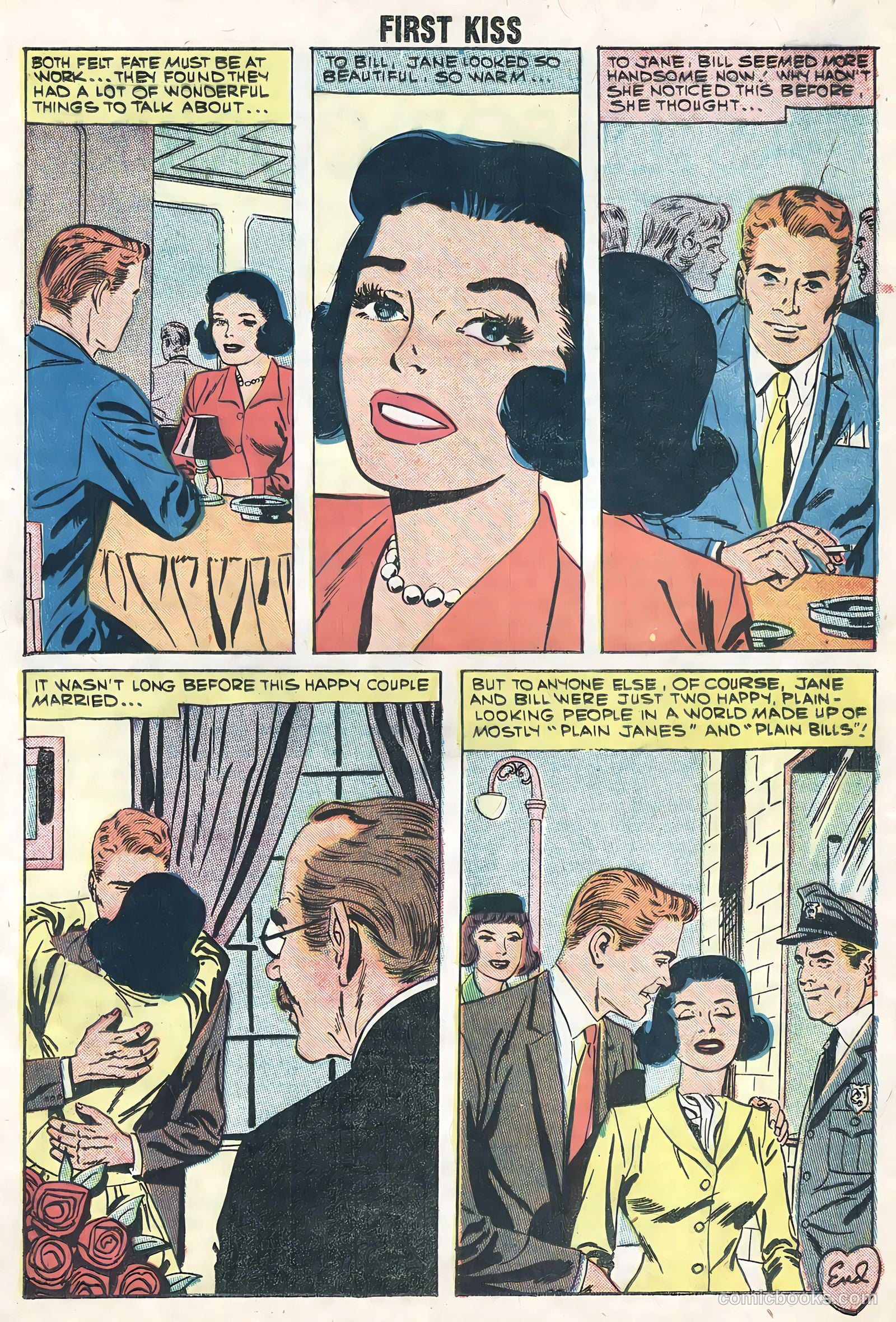 First Kiss #6 (1958) — page 17 of 36