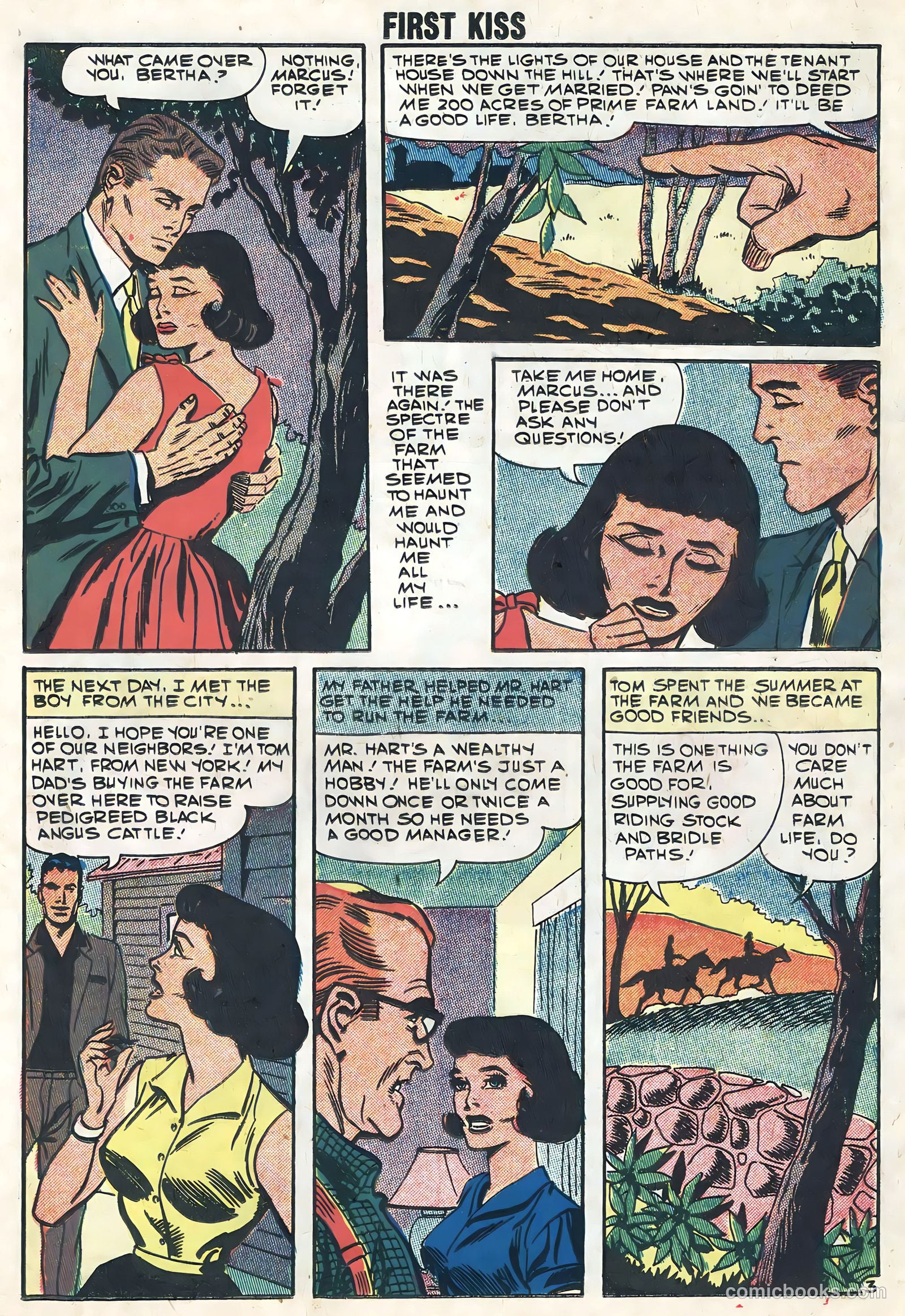 First Kiss #6 (1958) — page 23 of 36