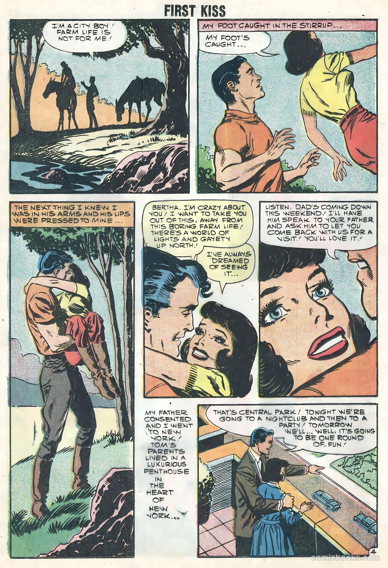 First Kiss #6 (1958) — page 24 of 36