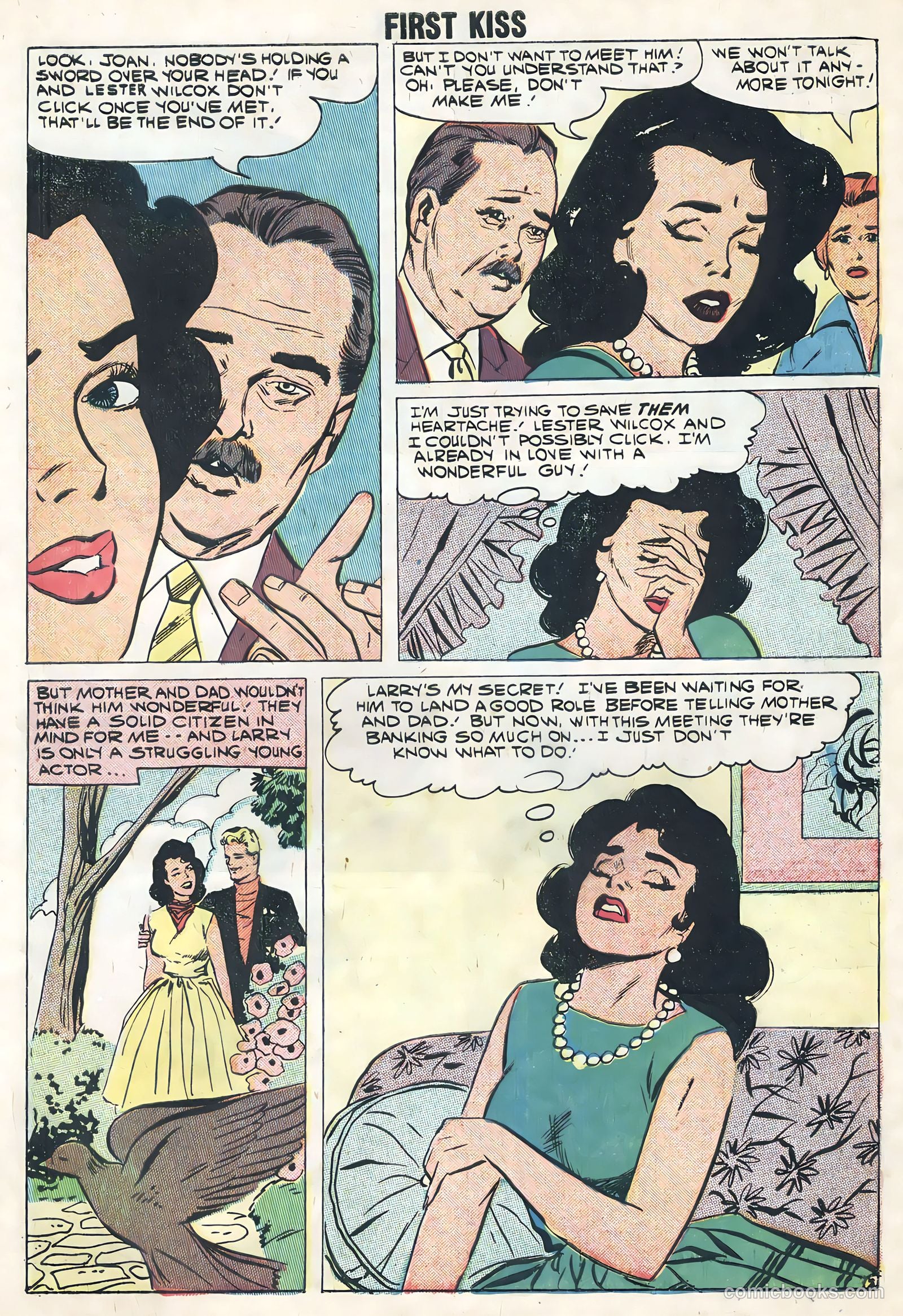First Kiss #6 (1958) — page 27 of 36