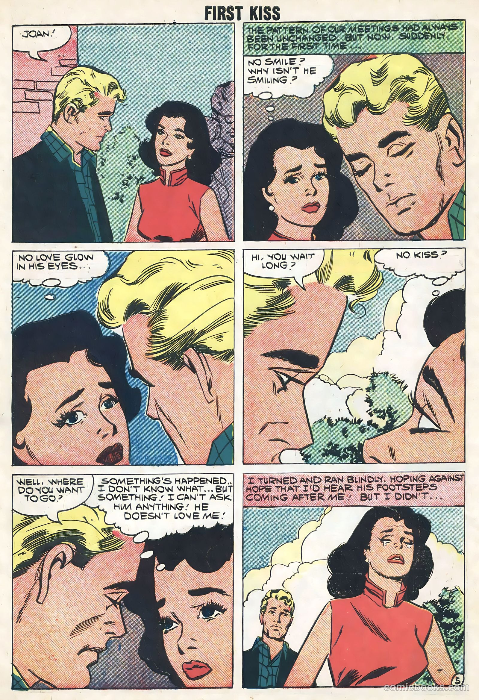 First Kiss #6 (1958) — page 30 of 36