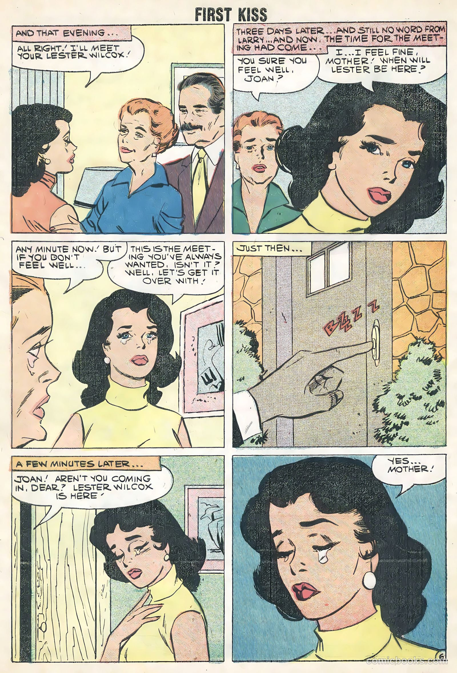 First Kiss #6 (1958) — page 32 of 36