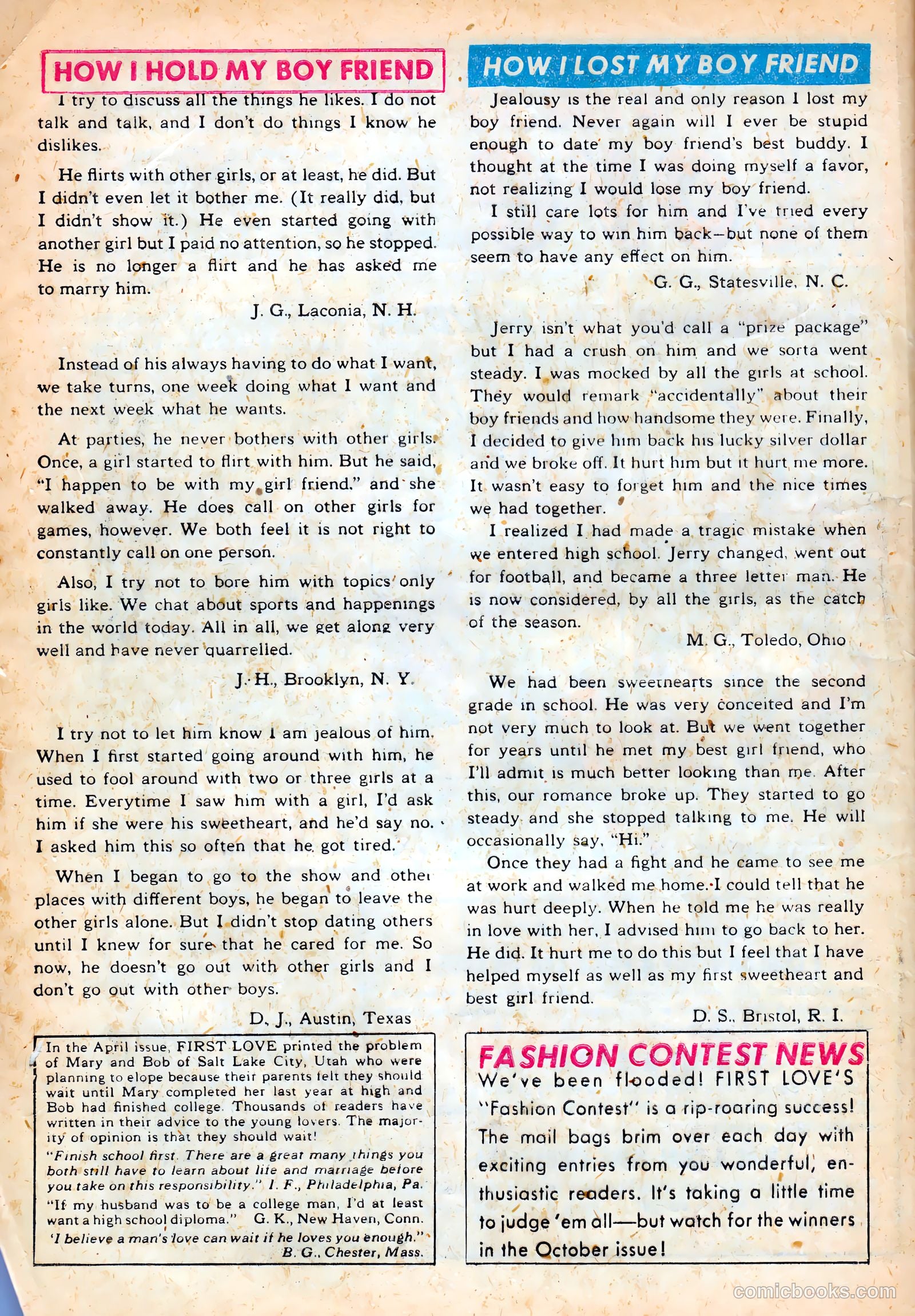 First Love Illustrated #4 (1949) — page 4 of 52