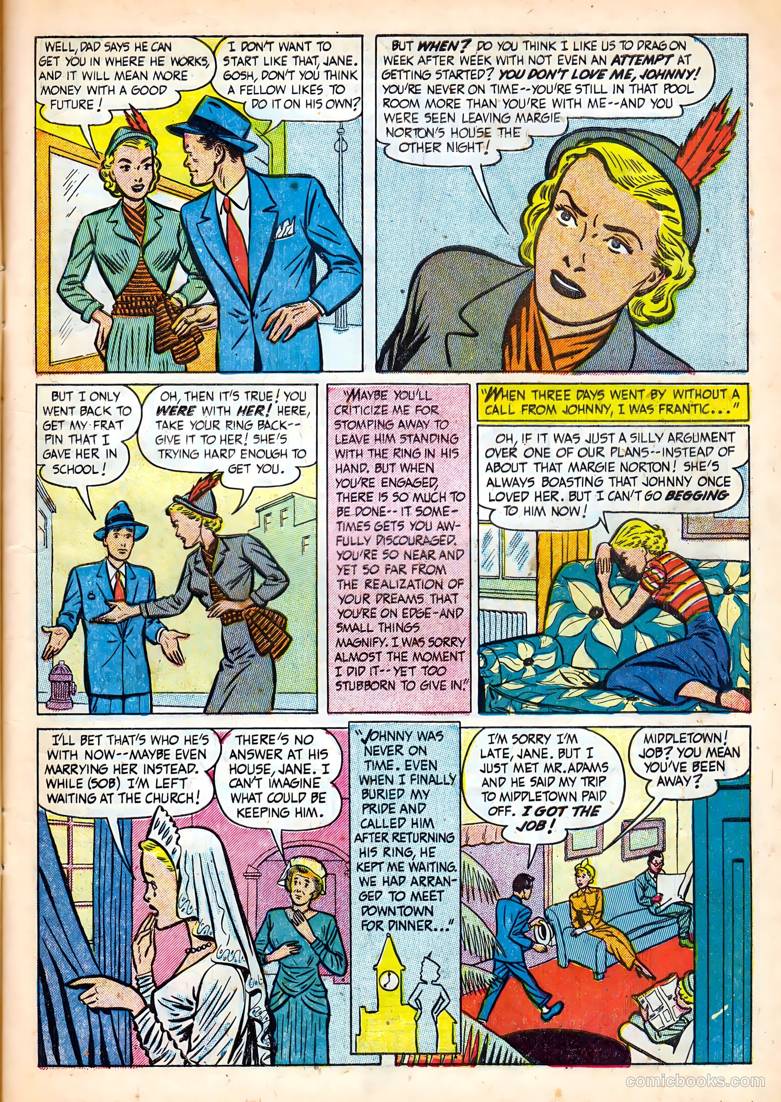 First Love Illustrated #4 (1949) — page 9 of 52