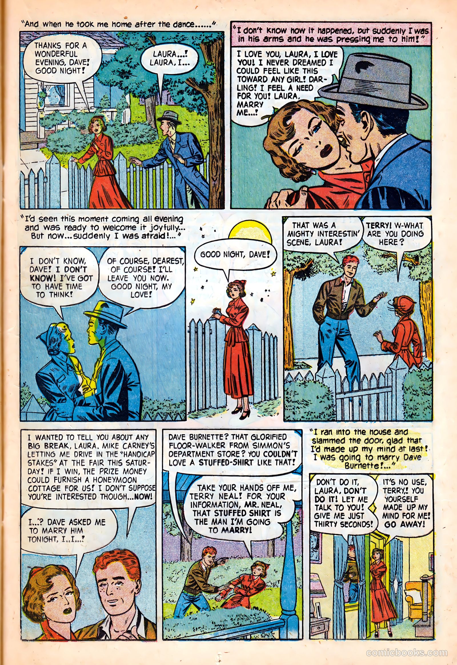 First Love Illustrated #4 (1949) — page 17 of 52