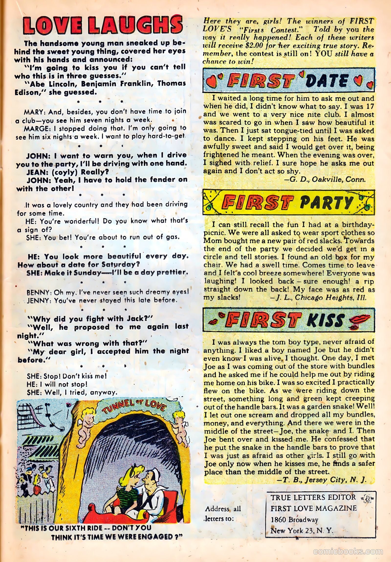 First Love Illustrated #4 (1949) — page 21 of 52