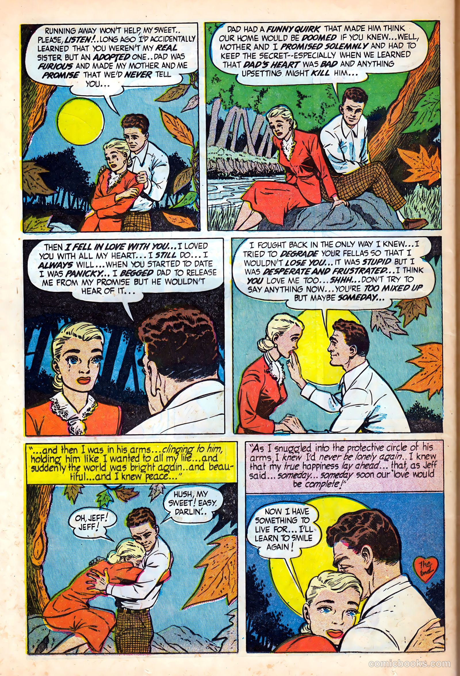 First Love Illustrated #4 (1949) — page 36 of 52