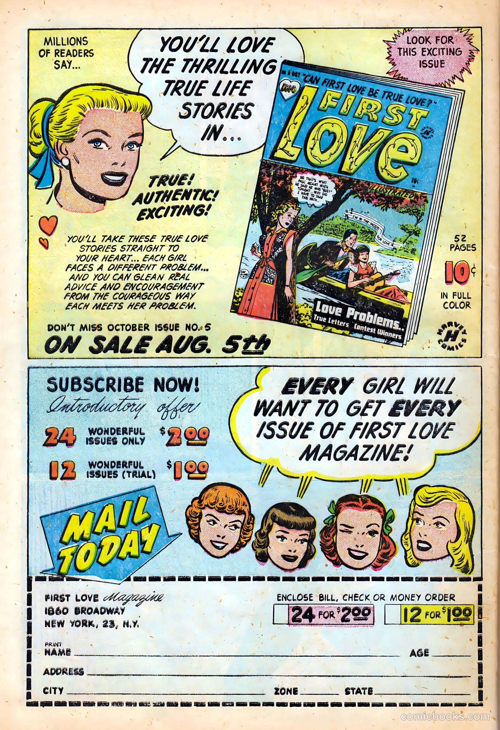 First Love Illustrated #4 (1949) — page 40 of 52