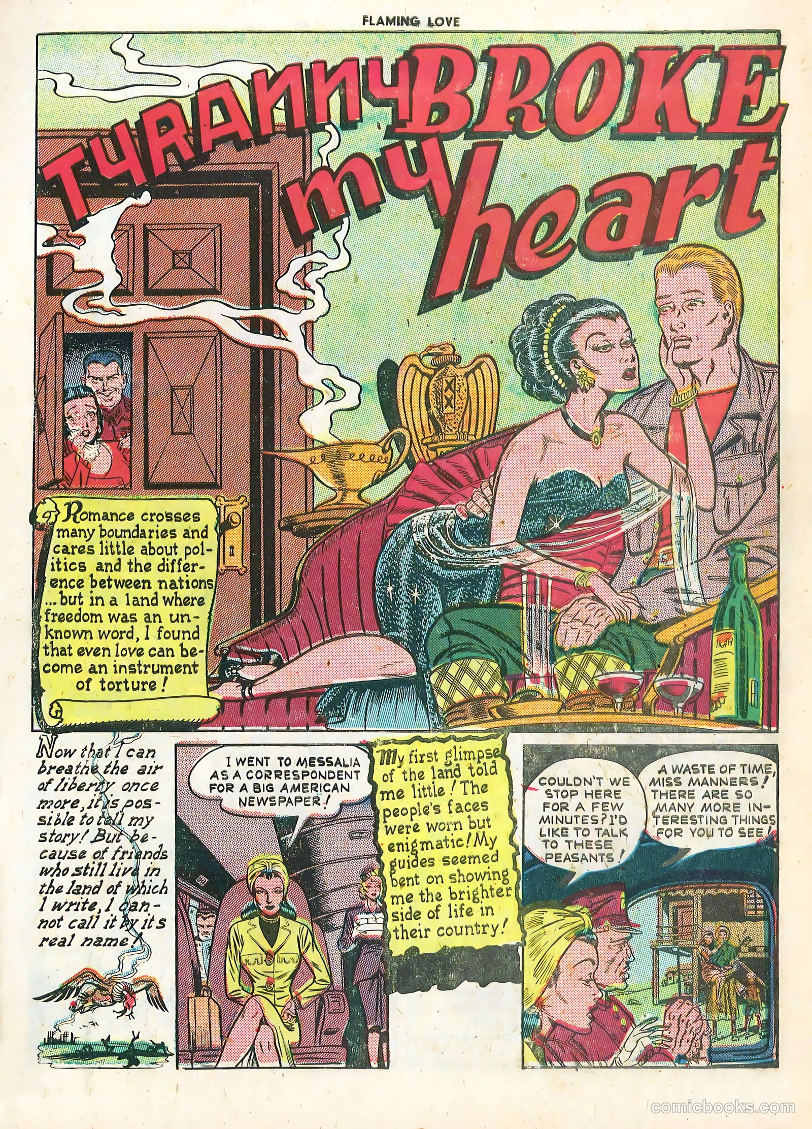 Flaming Love #1 (1949) — page 3 of 36