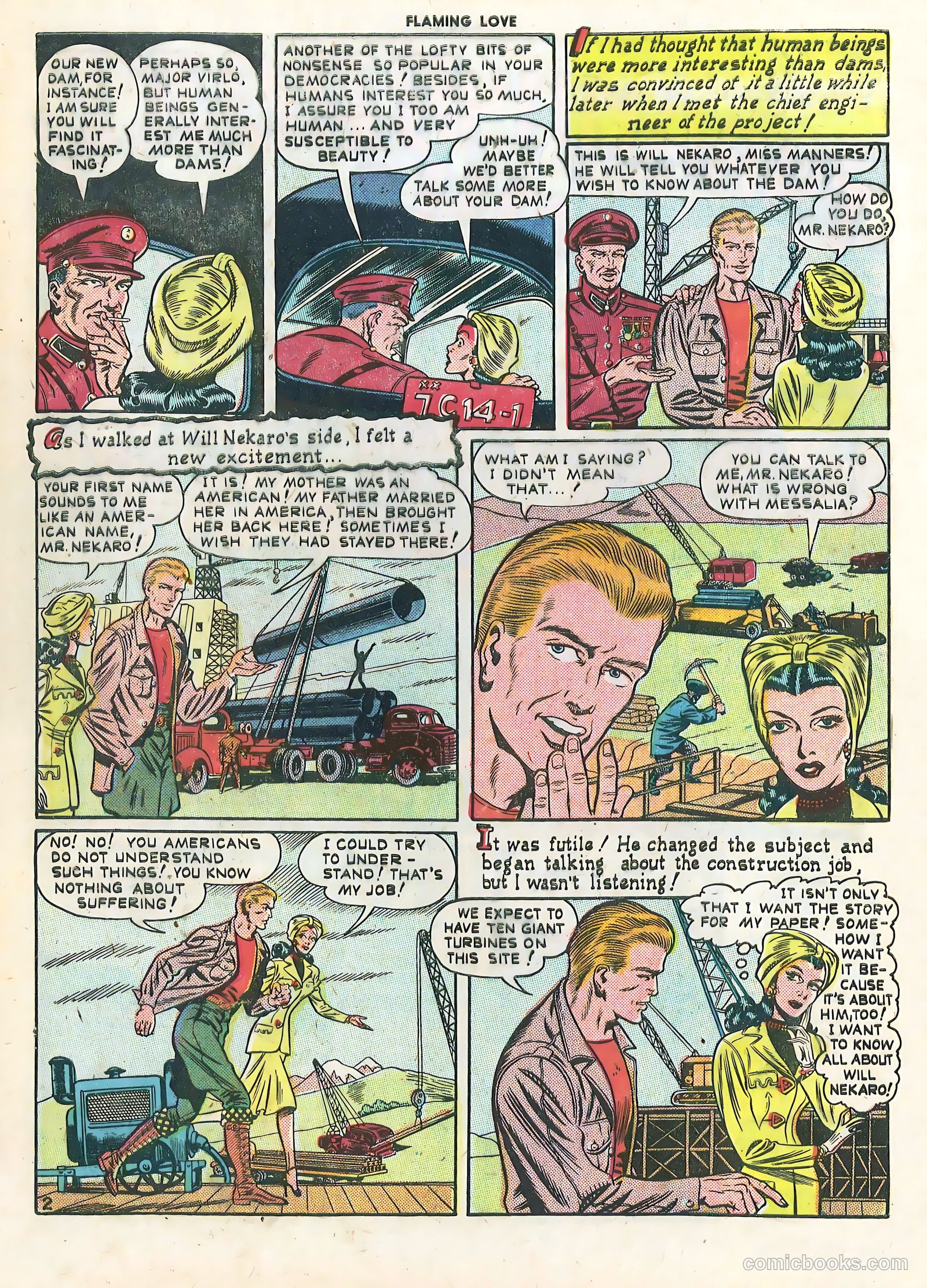 Flaming Love #1 (1949) — page 4 of 36