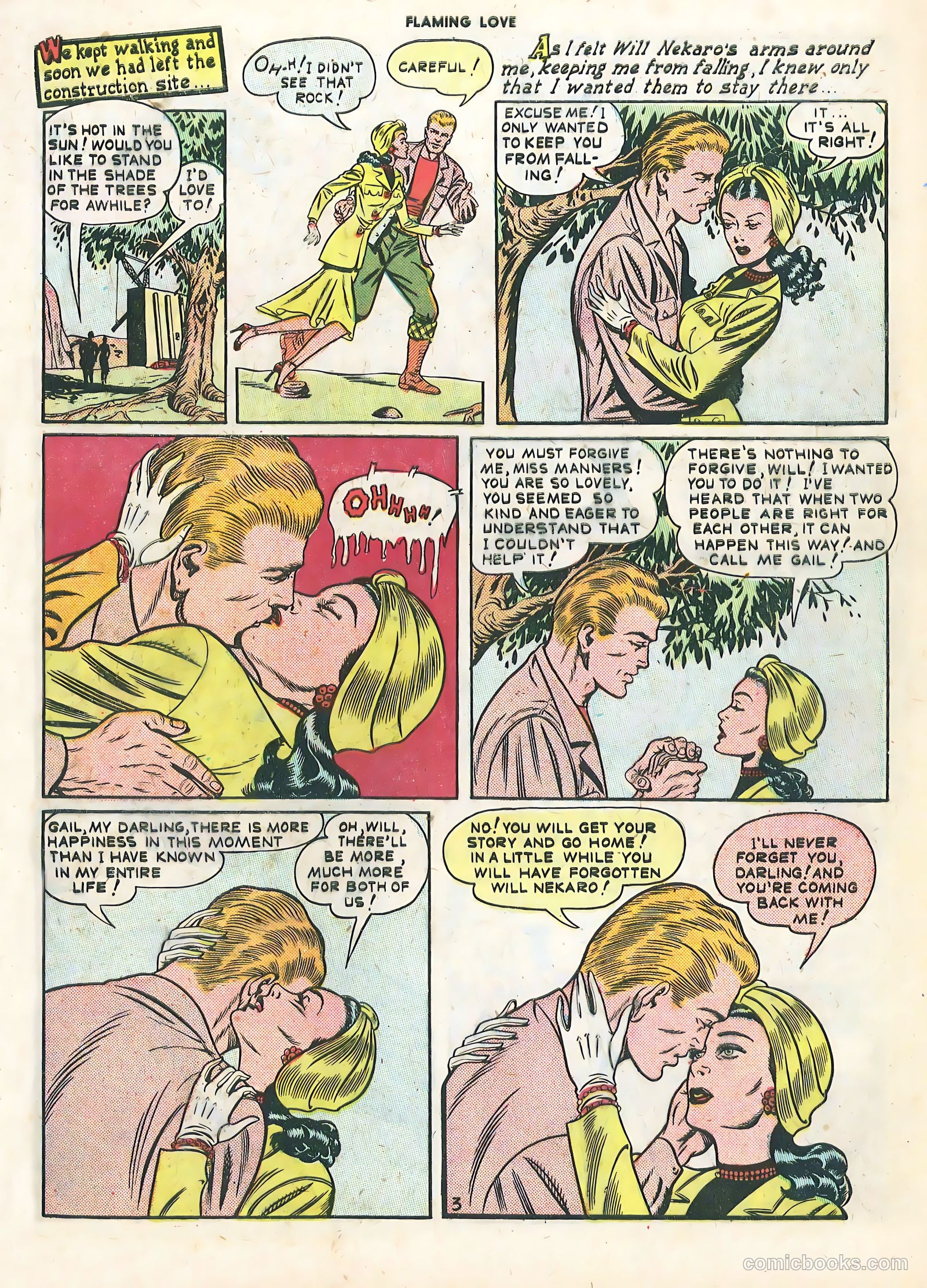 Flaming Love #1 (1949) — page 5 of 36