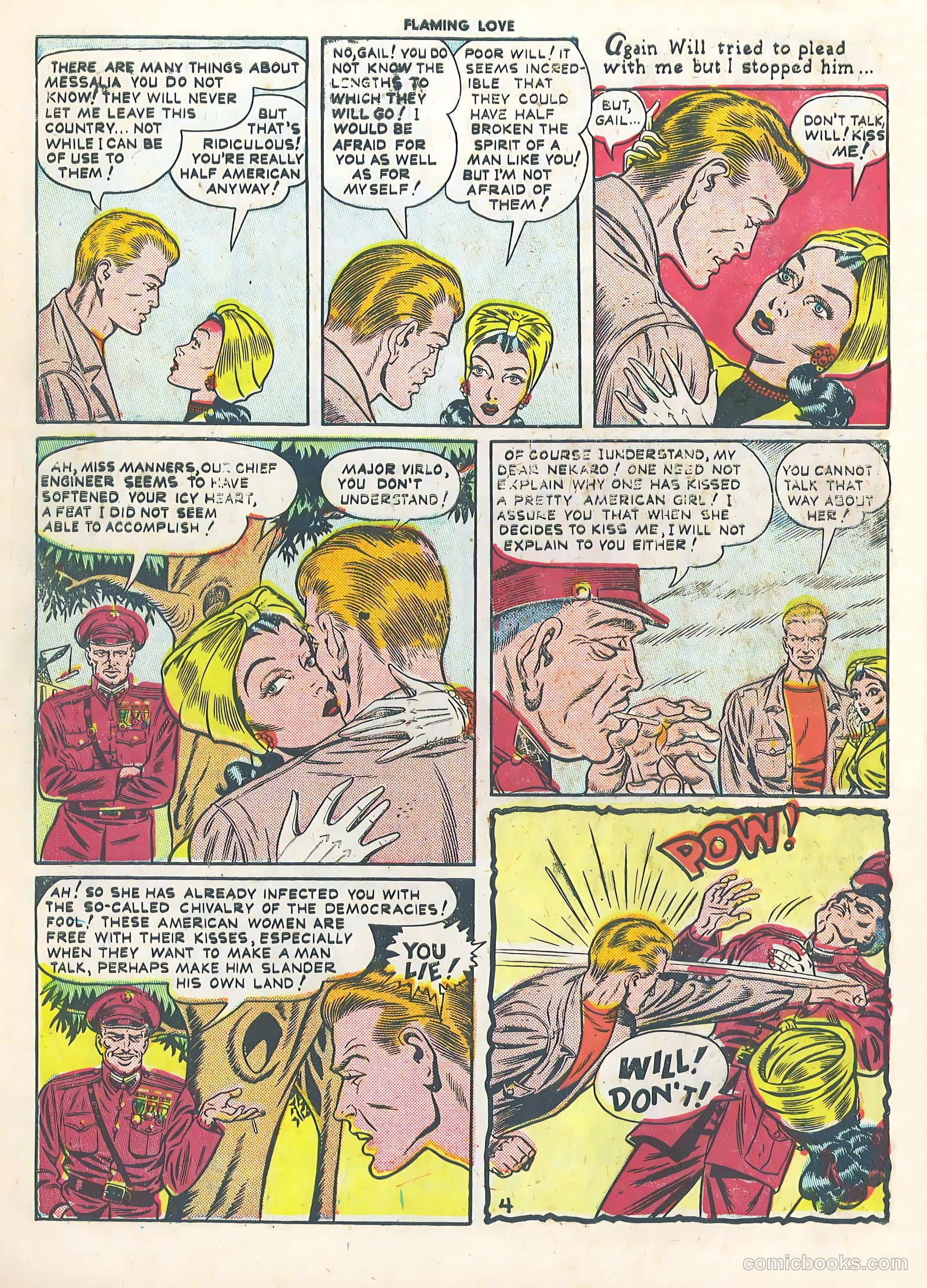 Flaming Love #1 (1949) — page 6 of 36