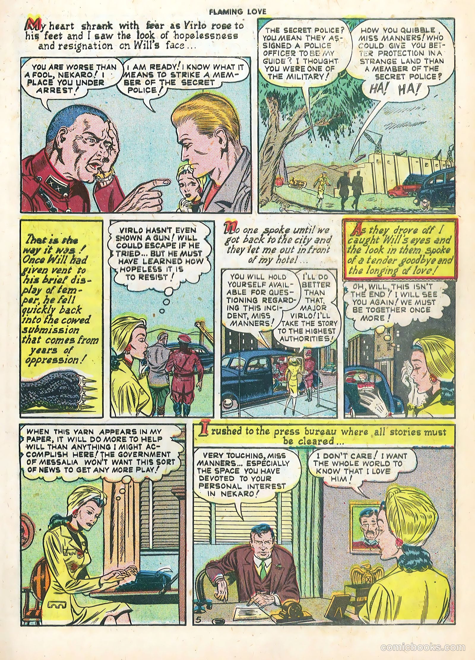 Flaming Love #1 (1949) — page 7 of 36