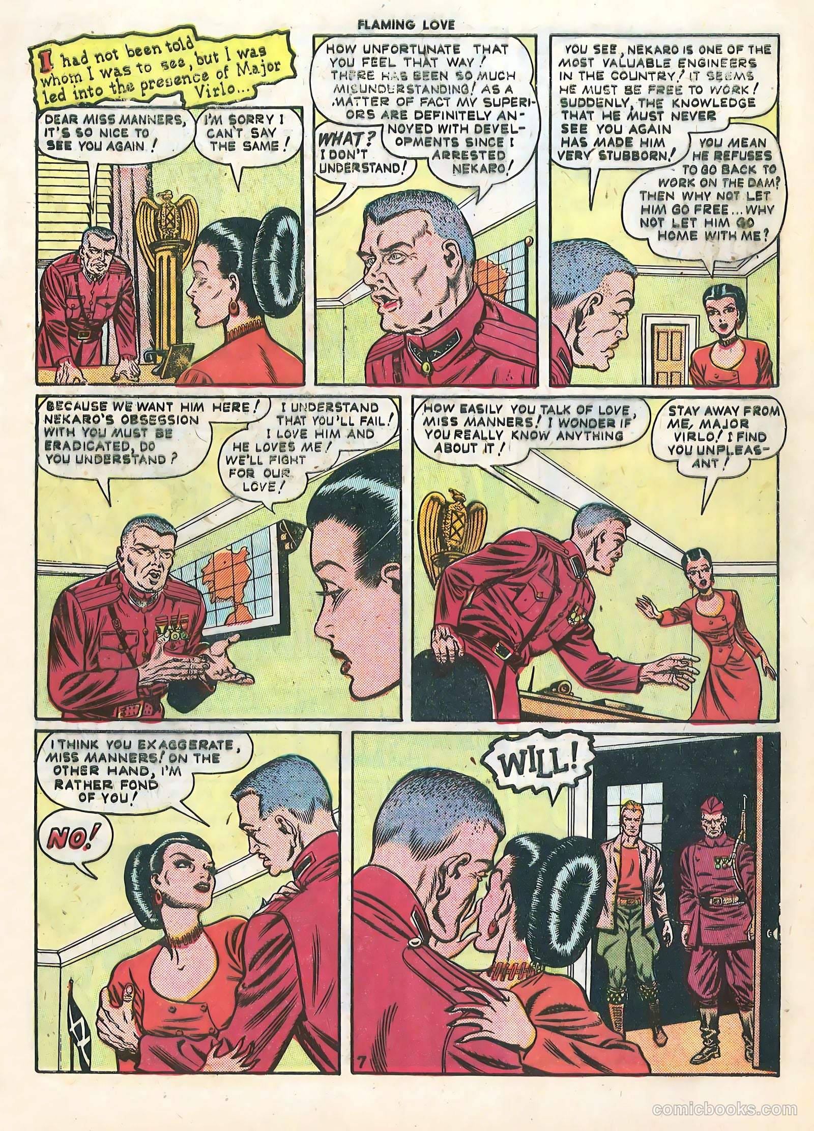 Flaming Love #1 (1949) — page 9 of 36