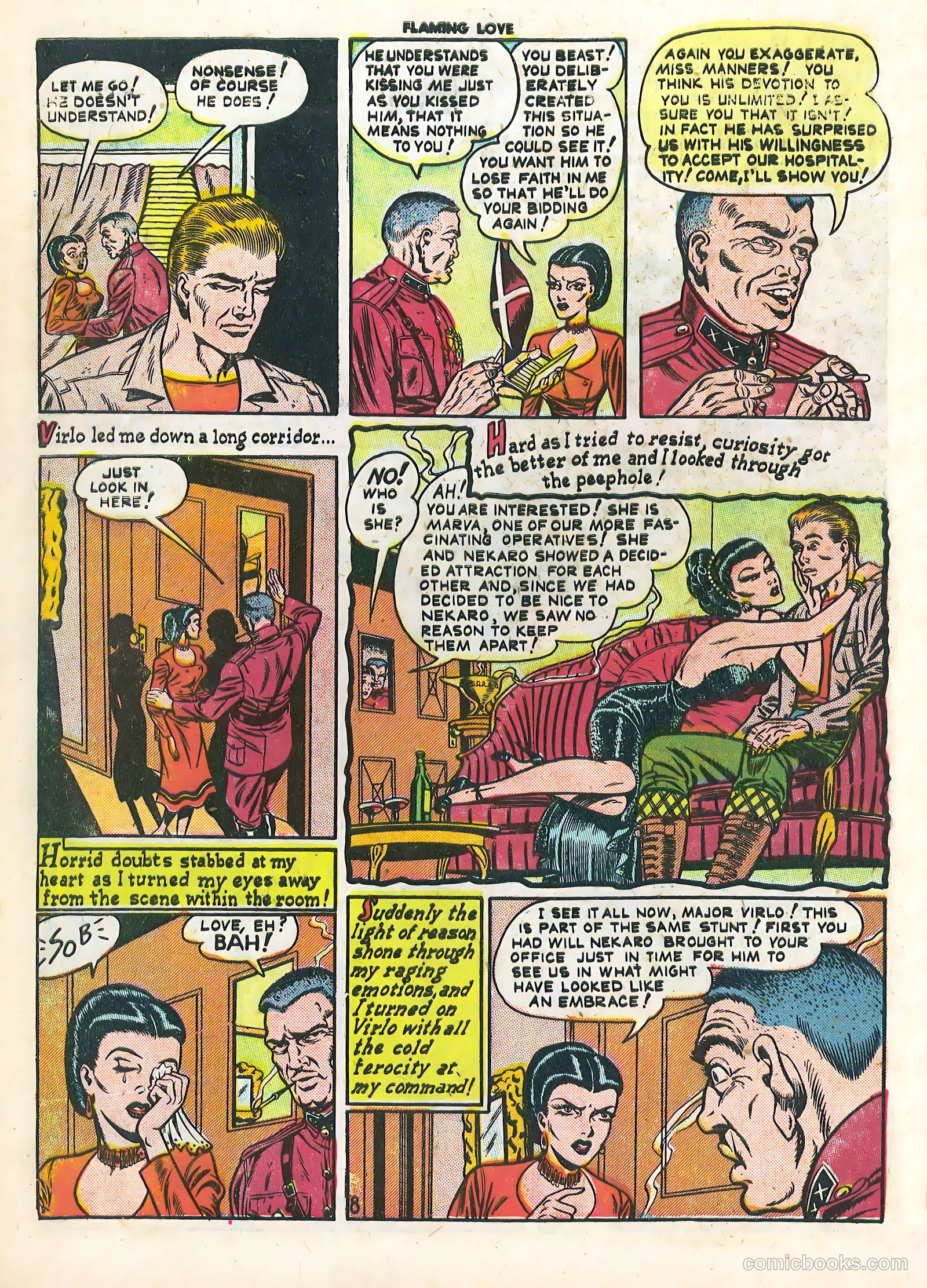 Flaming Love #1 (1949) — page 10 of 36
