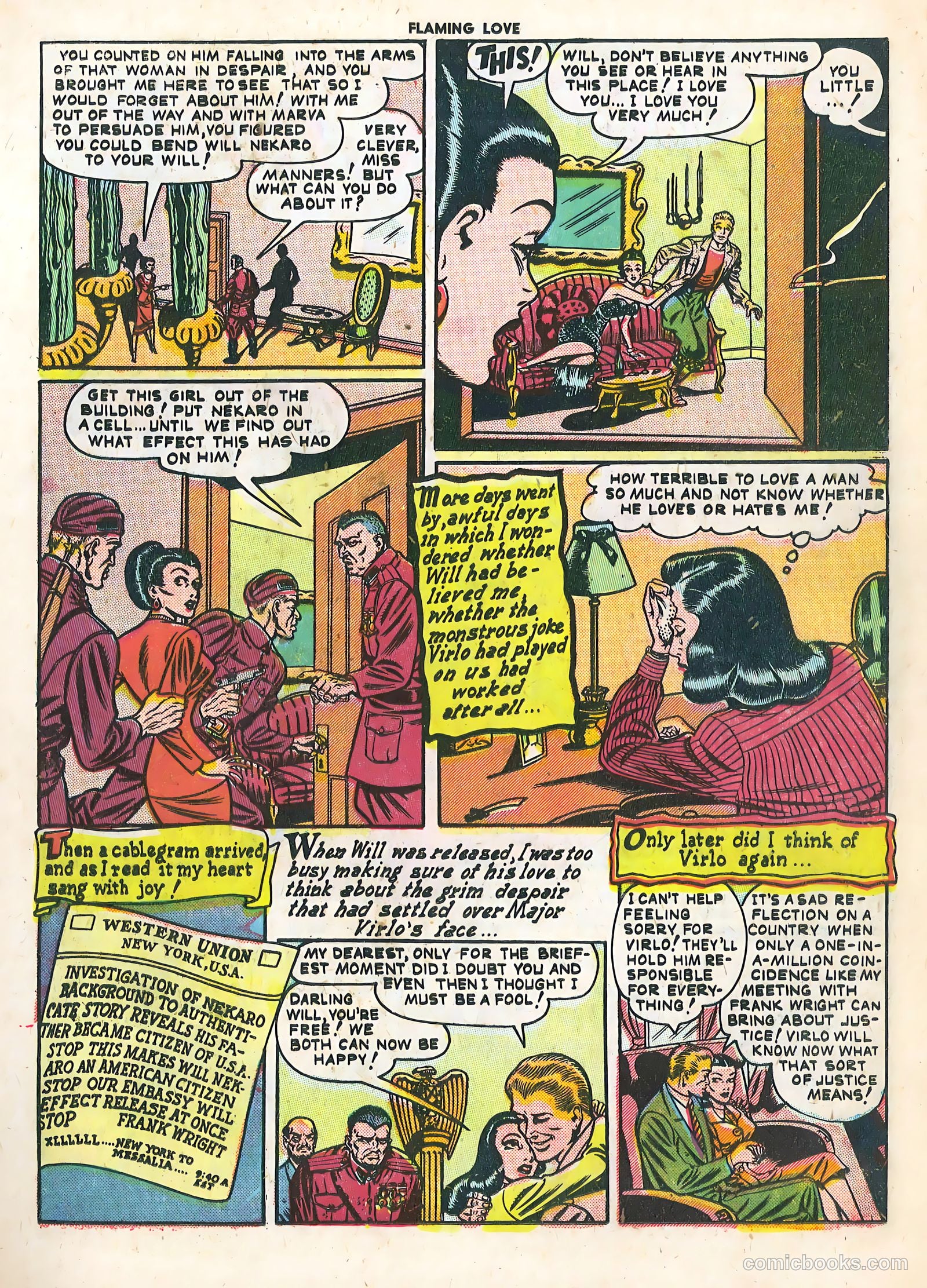 Flaming Love #1 (1949) — page 11 of 36