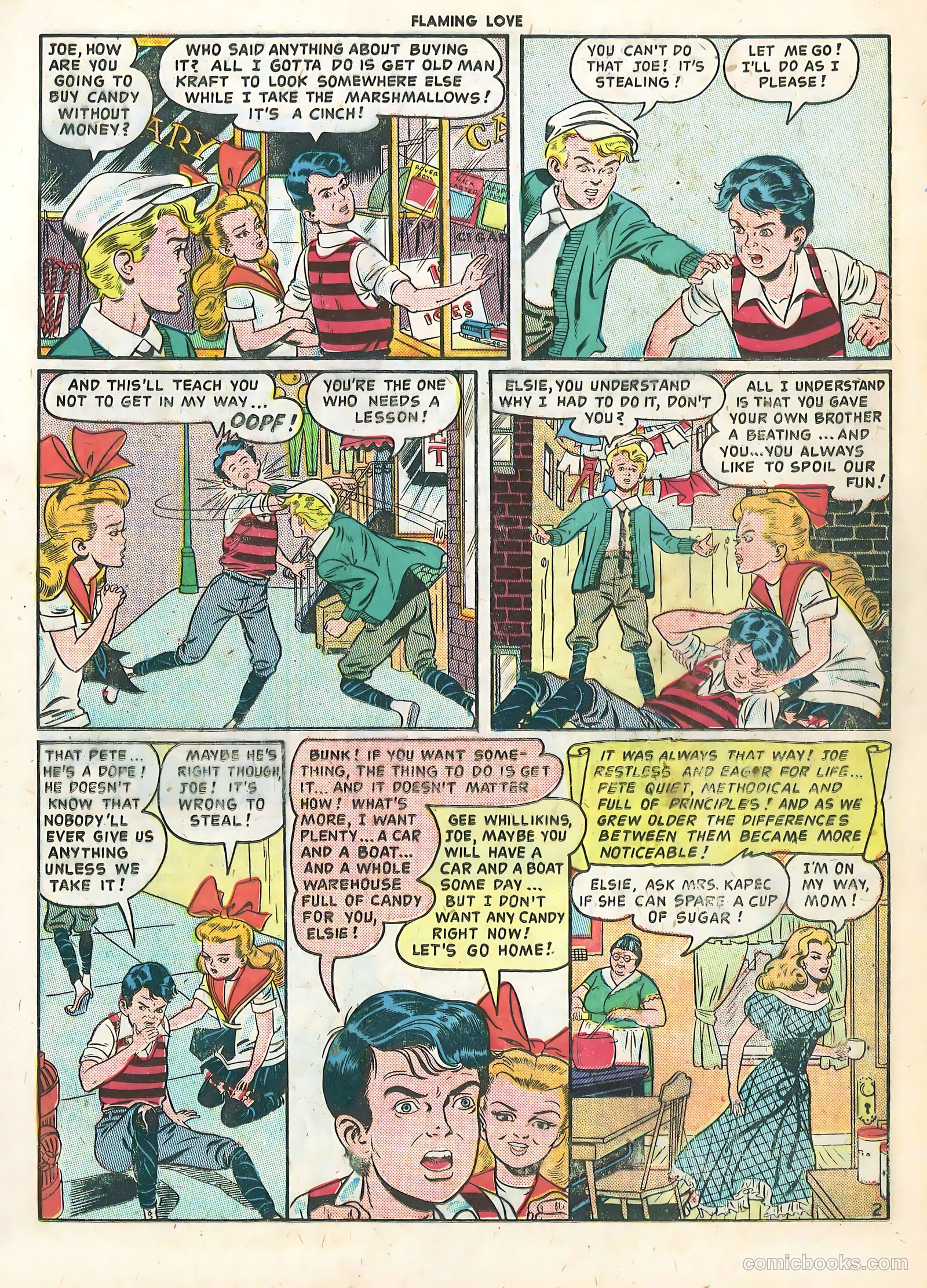 Flaming Love #1 (1949) — page 13 of 36