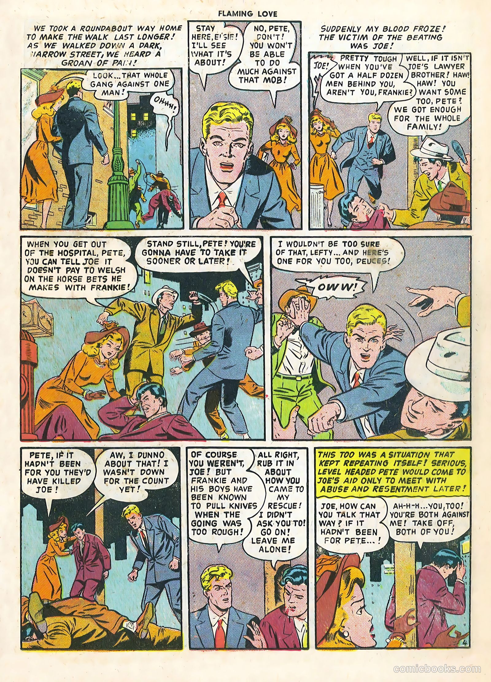 Flaming Love #1 (1949) — page 15 of 36