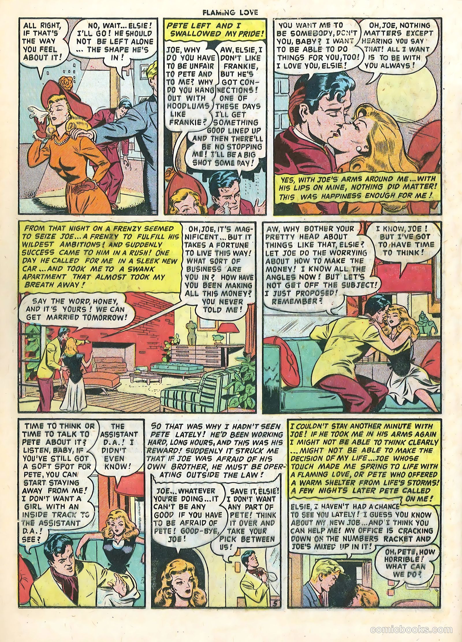 Flaming Love #1 (1949) — page 16 of 36