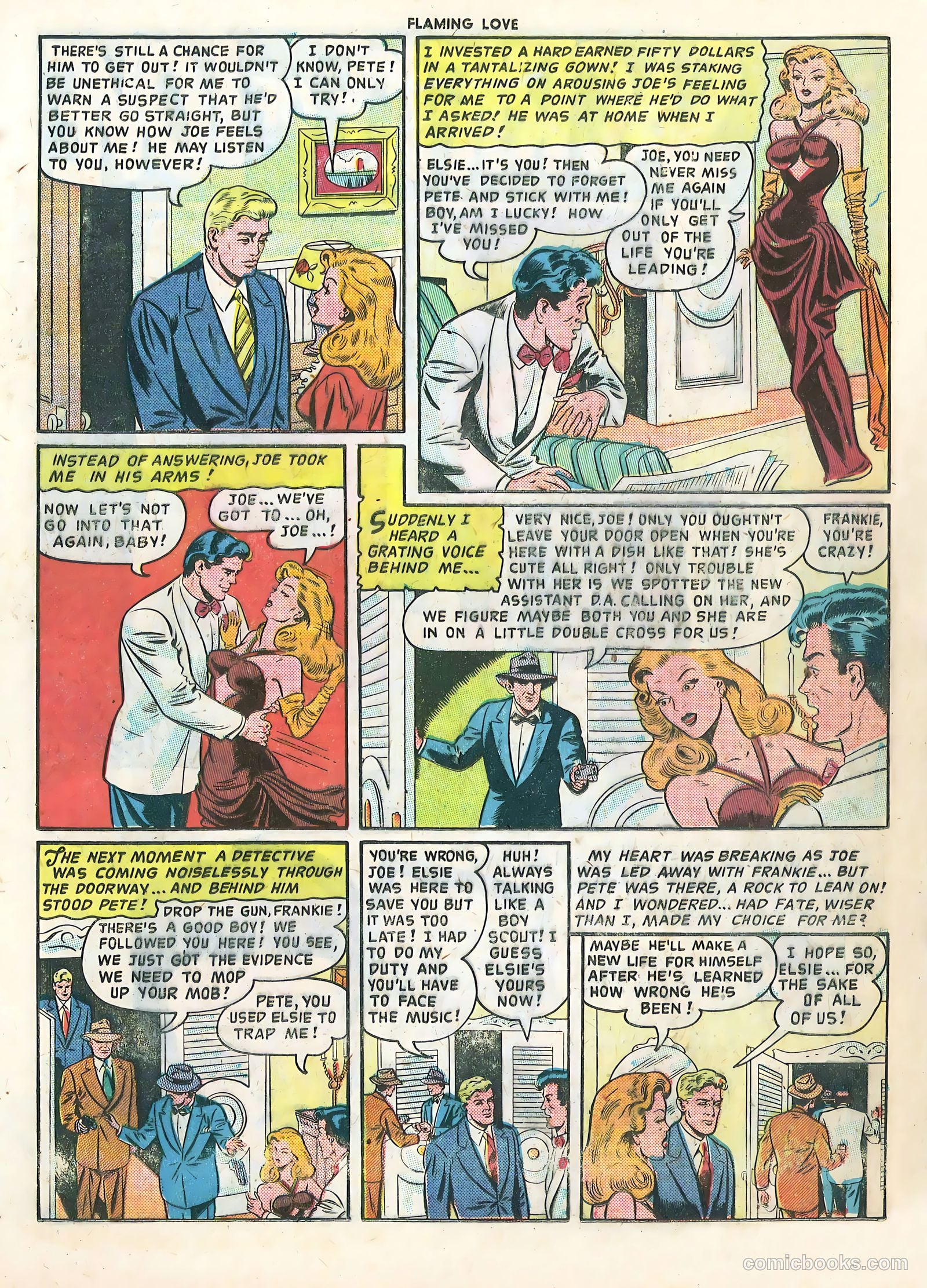 Flaming Love #1 (1949) — page 17 of 36