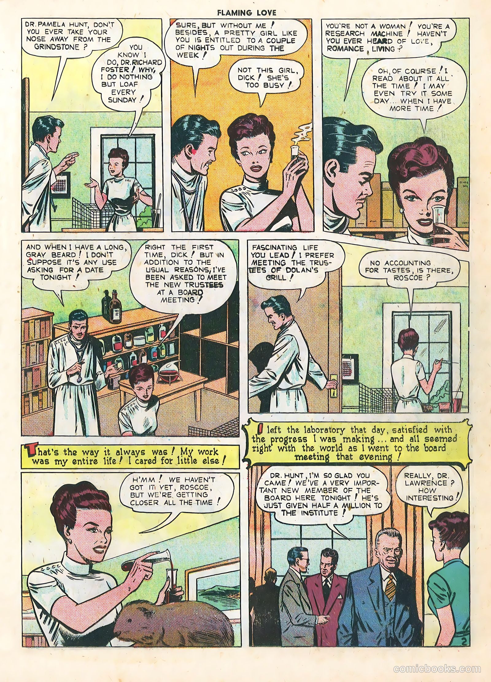 Flaming Love #1 (1949) — page 19 of 36
