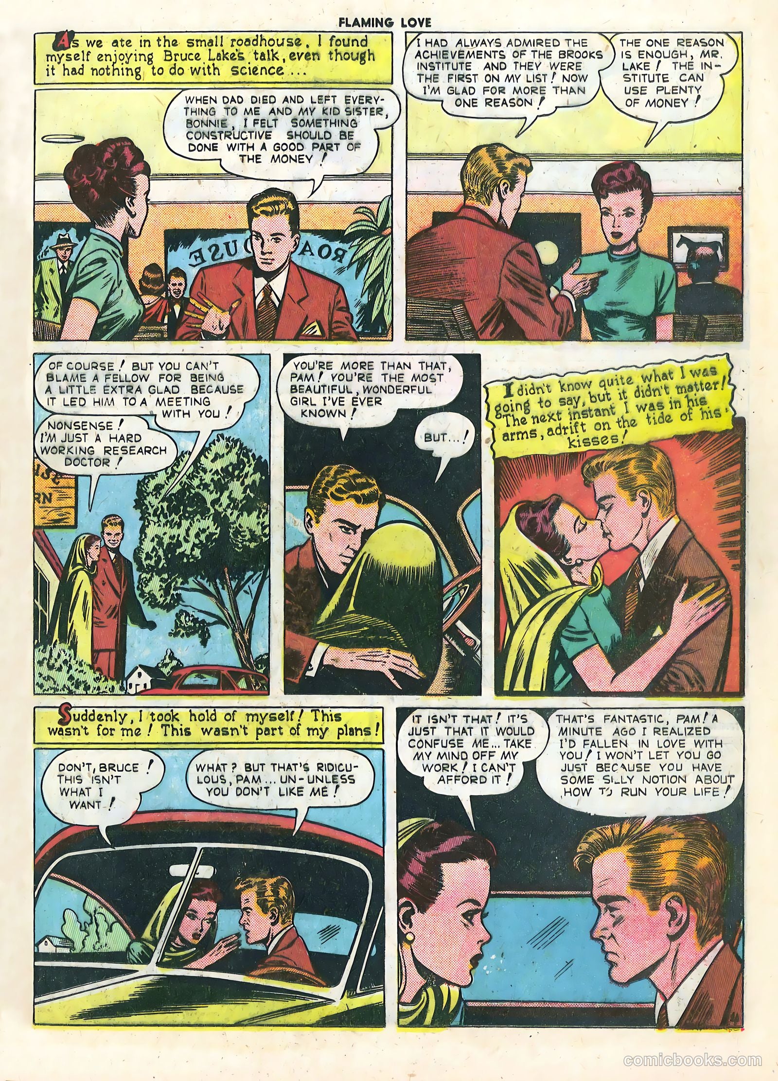 Flaming Love #1 (1949) — page 21 of 36