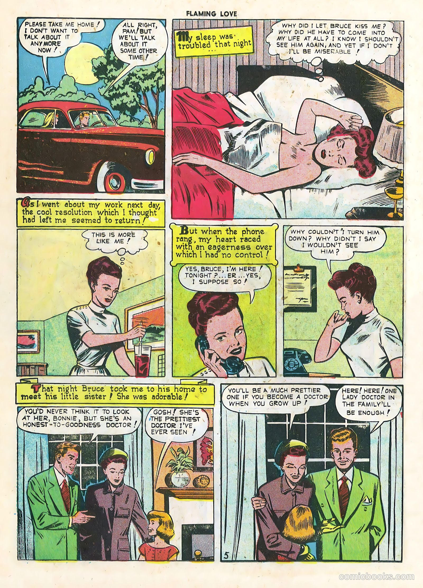 Flaming Love #1 (1949) — page 22 of 36