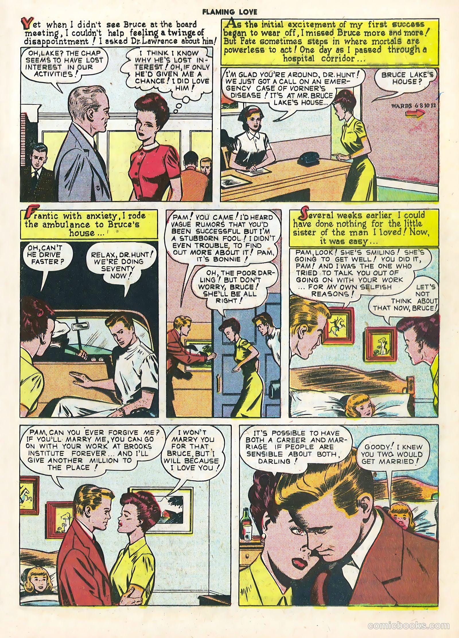 Flaming Love #1 (1949) — page 25 of 36