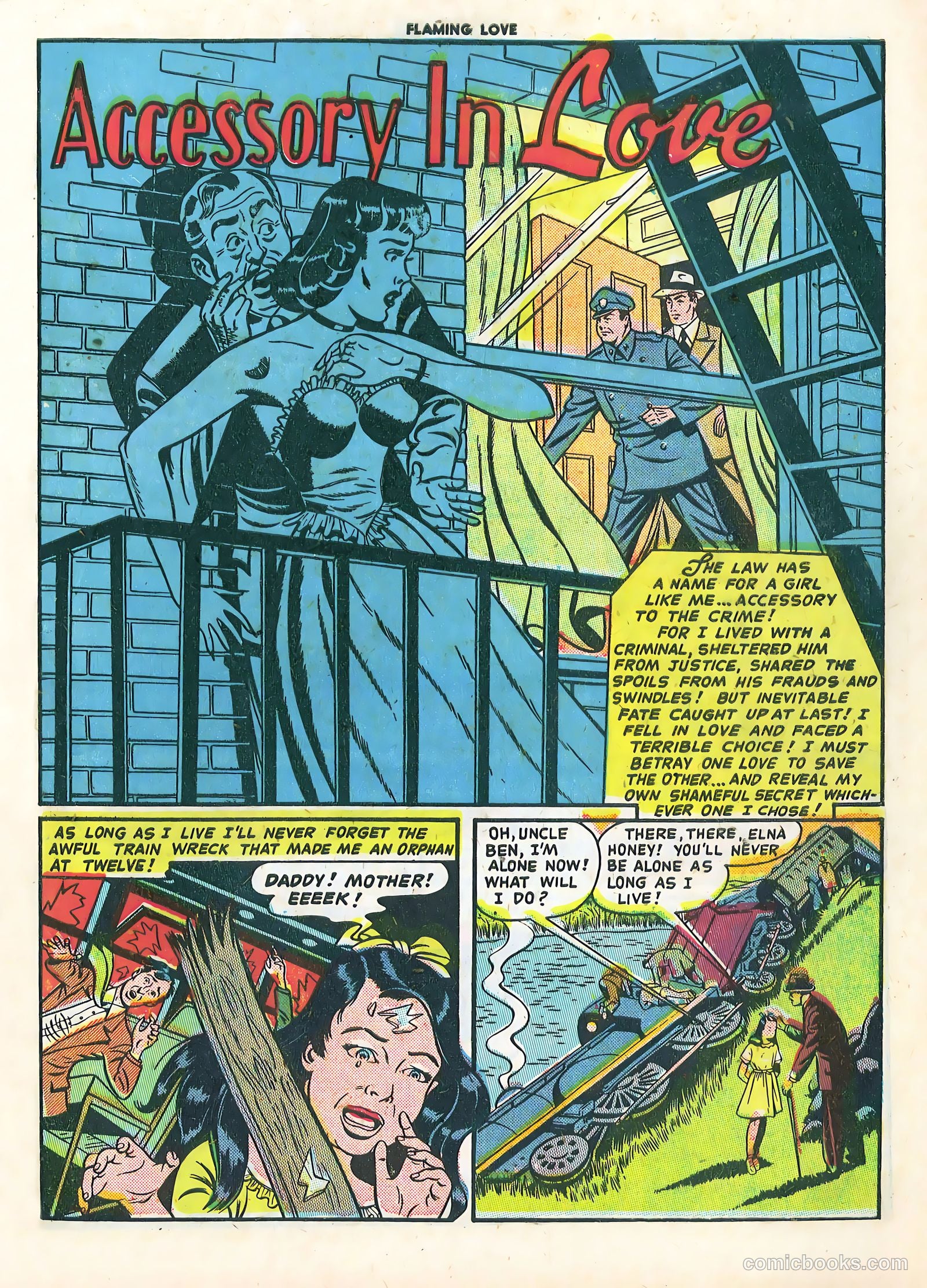 Flaming Love #1 (1949) — page 27 of 36