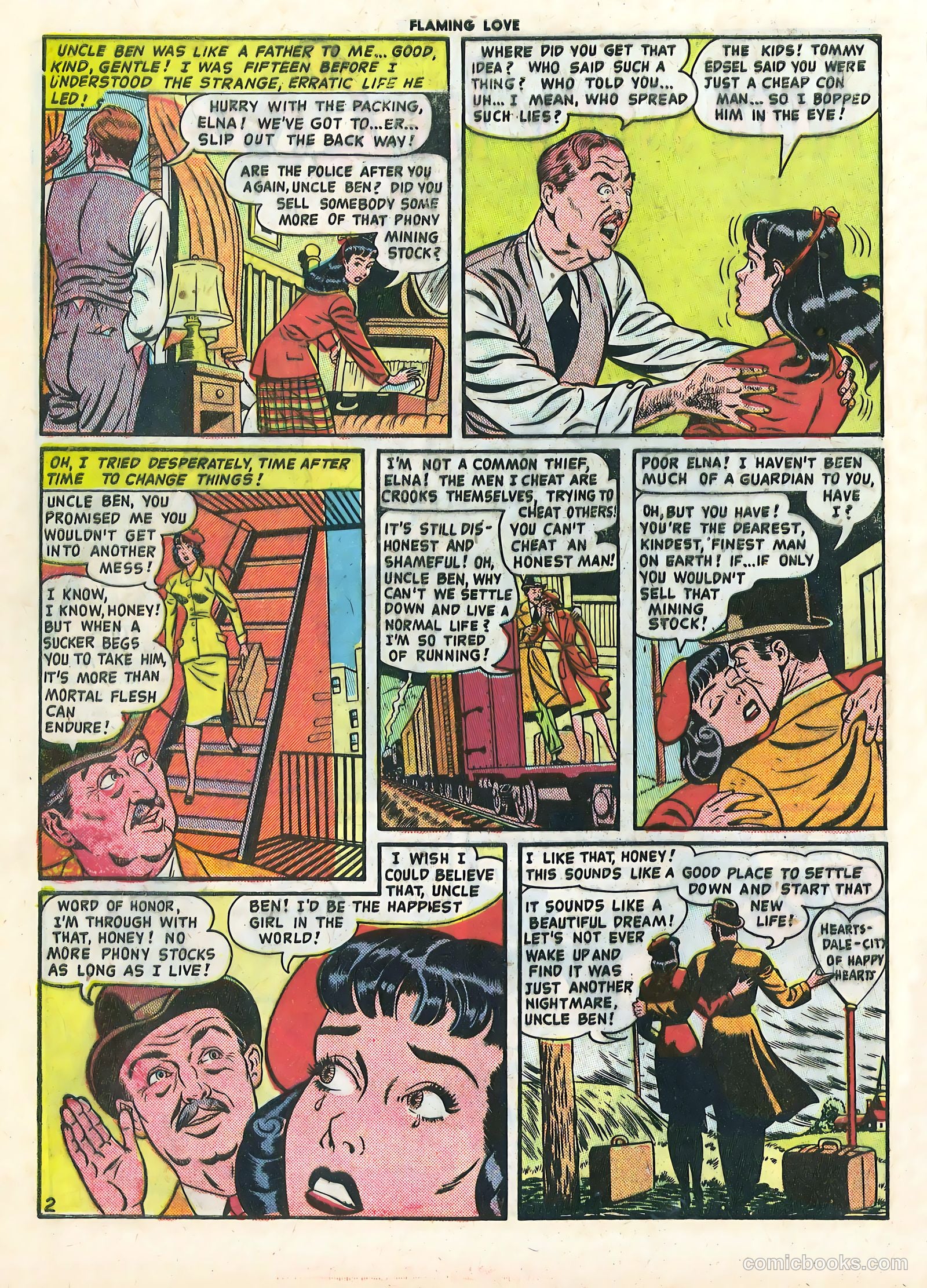 Flaming Love #1 (1949) — page 28 of 36