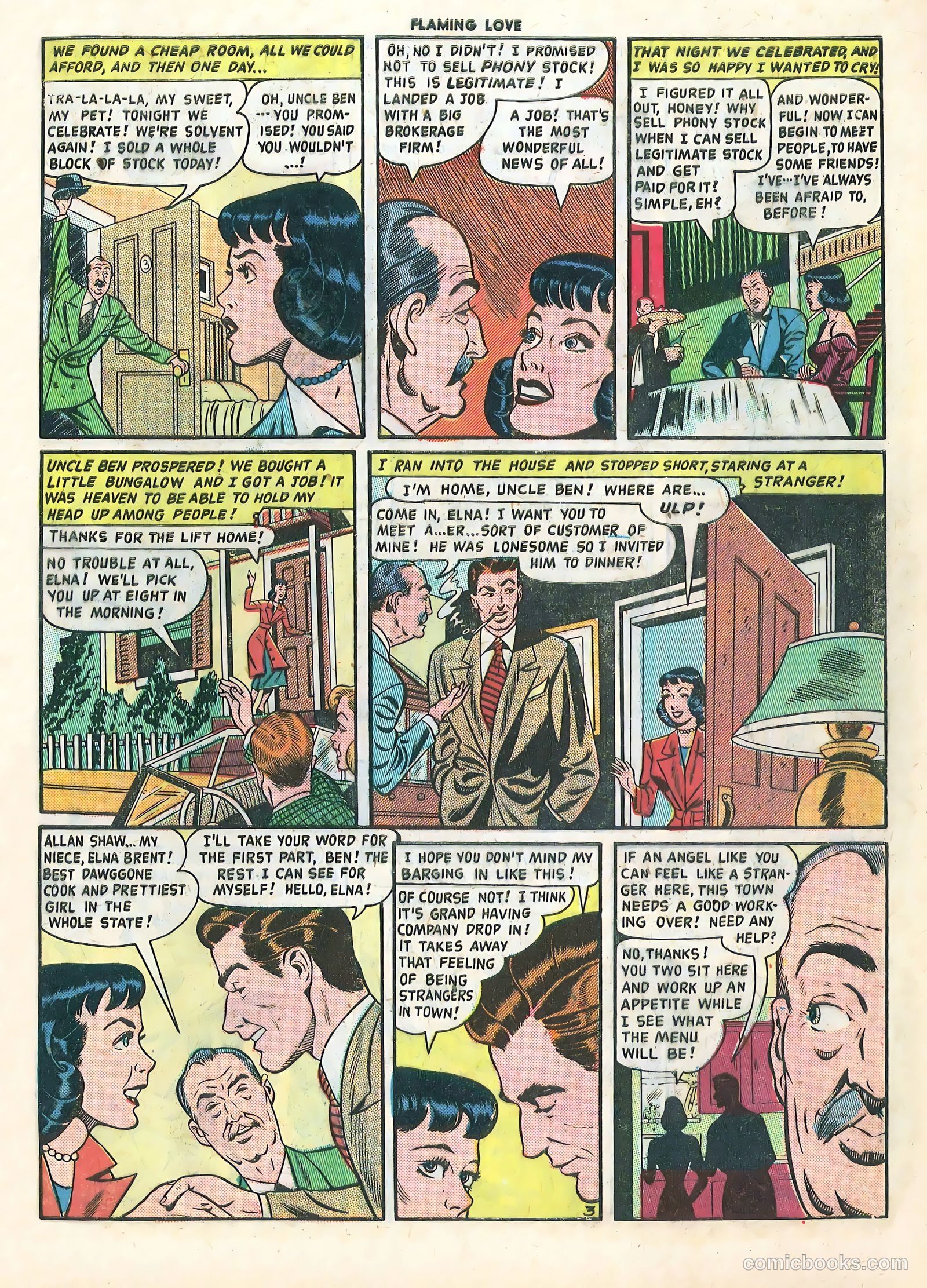 Flaming Love #1 (1949) — page 29 of 36
