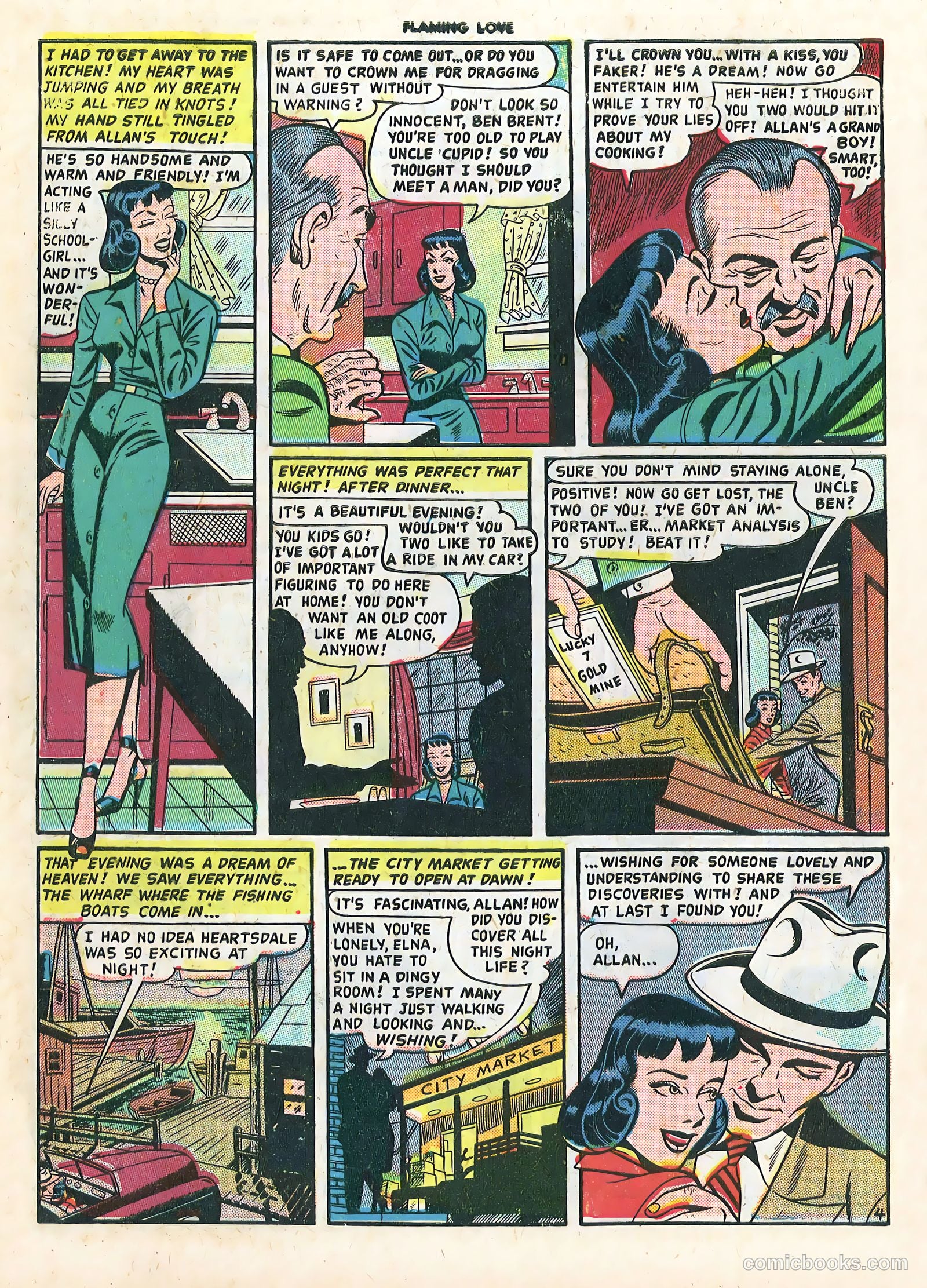 Flaming Love #1 (1949) — page 30 of 36